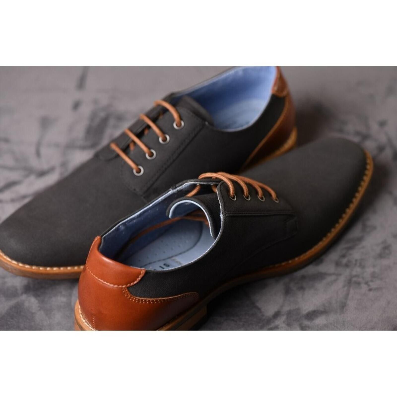 Perry Ellis Perry Ellis Portfolio Ultra Foam Winston | Grey/Leather Size US 7.5 / EU 40-41 - 6 Thumbnail