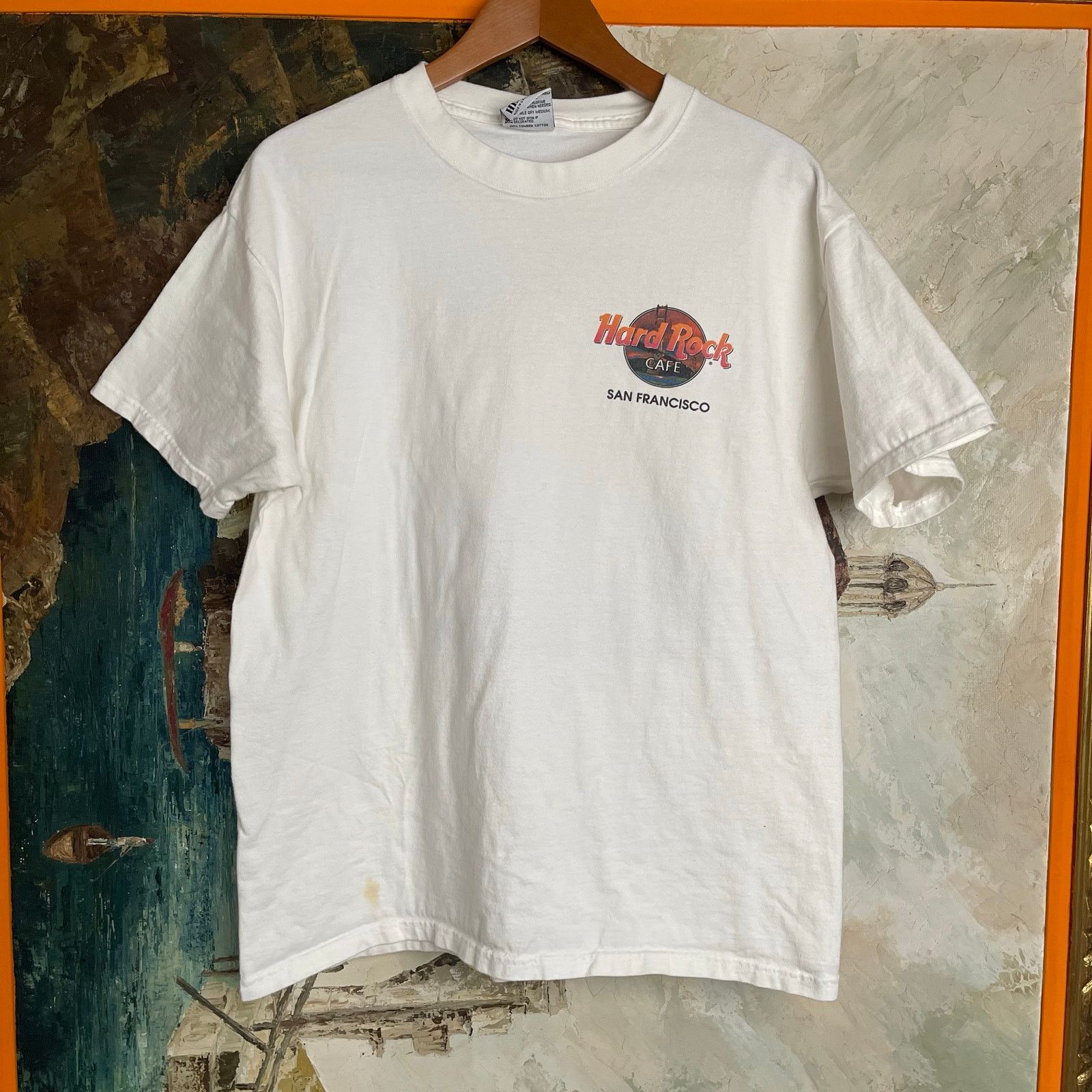 Hard Rock Cafe Vintage Y2K Hard Rock Cafe San Francisco Stamp Made in USA Size US L / EU 52-54 / 3 - 3 Thumbnail