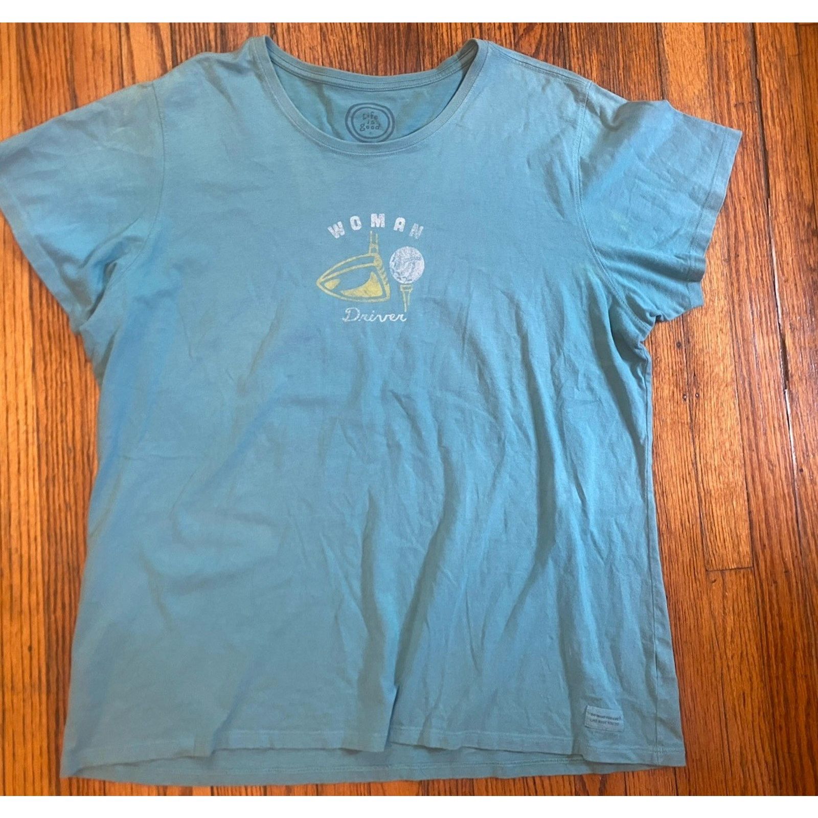 Life is Good Life is Good Woman Driver golf t-shirt Women’s XXL Blue Size XXL / US 16-18 / IT 52-54 - 1 Thumbnail