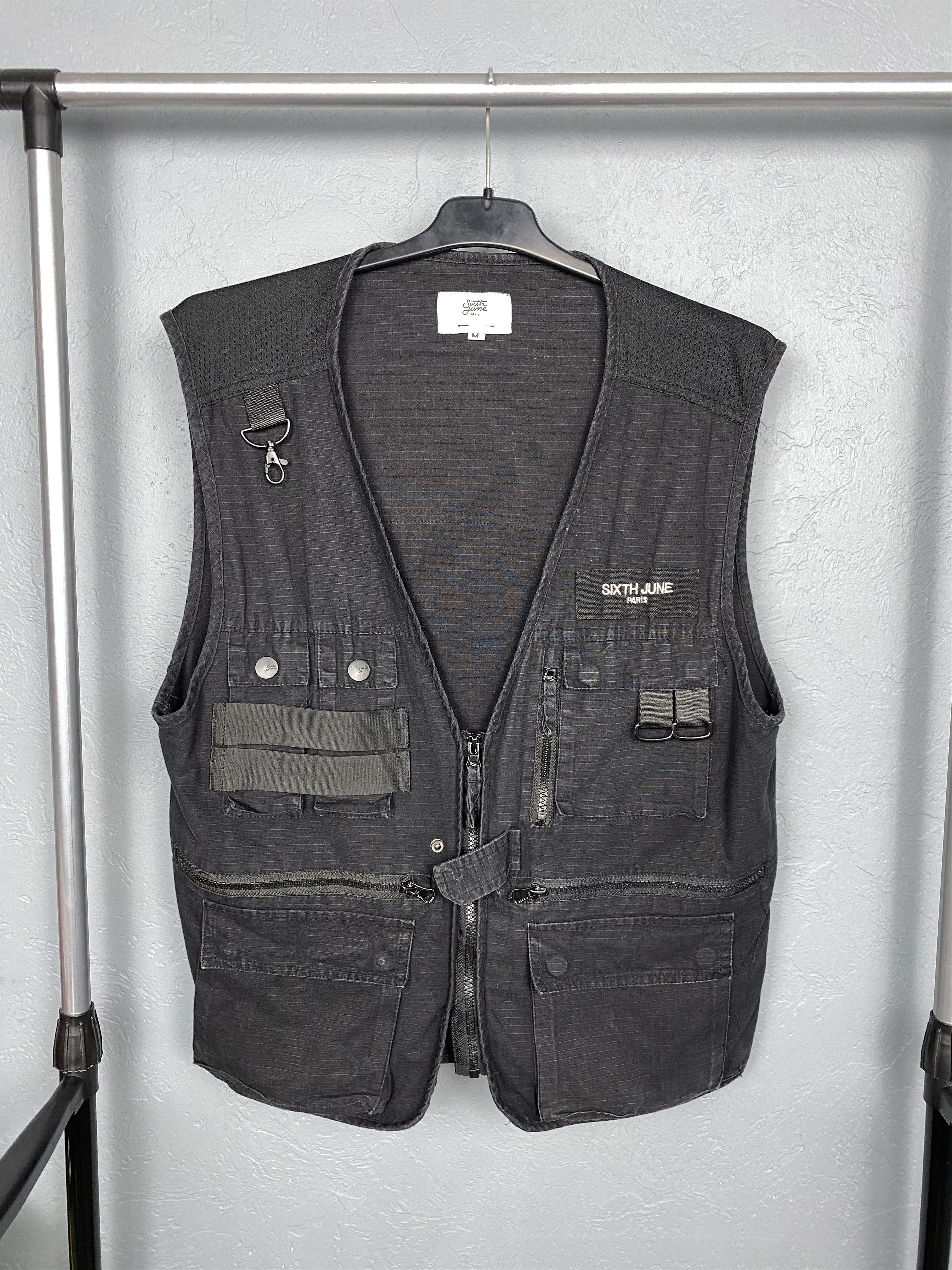 Sixth June Paris Sixth June Paris Mens Cargo Multipocket Vest Y2K Size US M / EU 48-50 / 2 - 1 Thumbnail