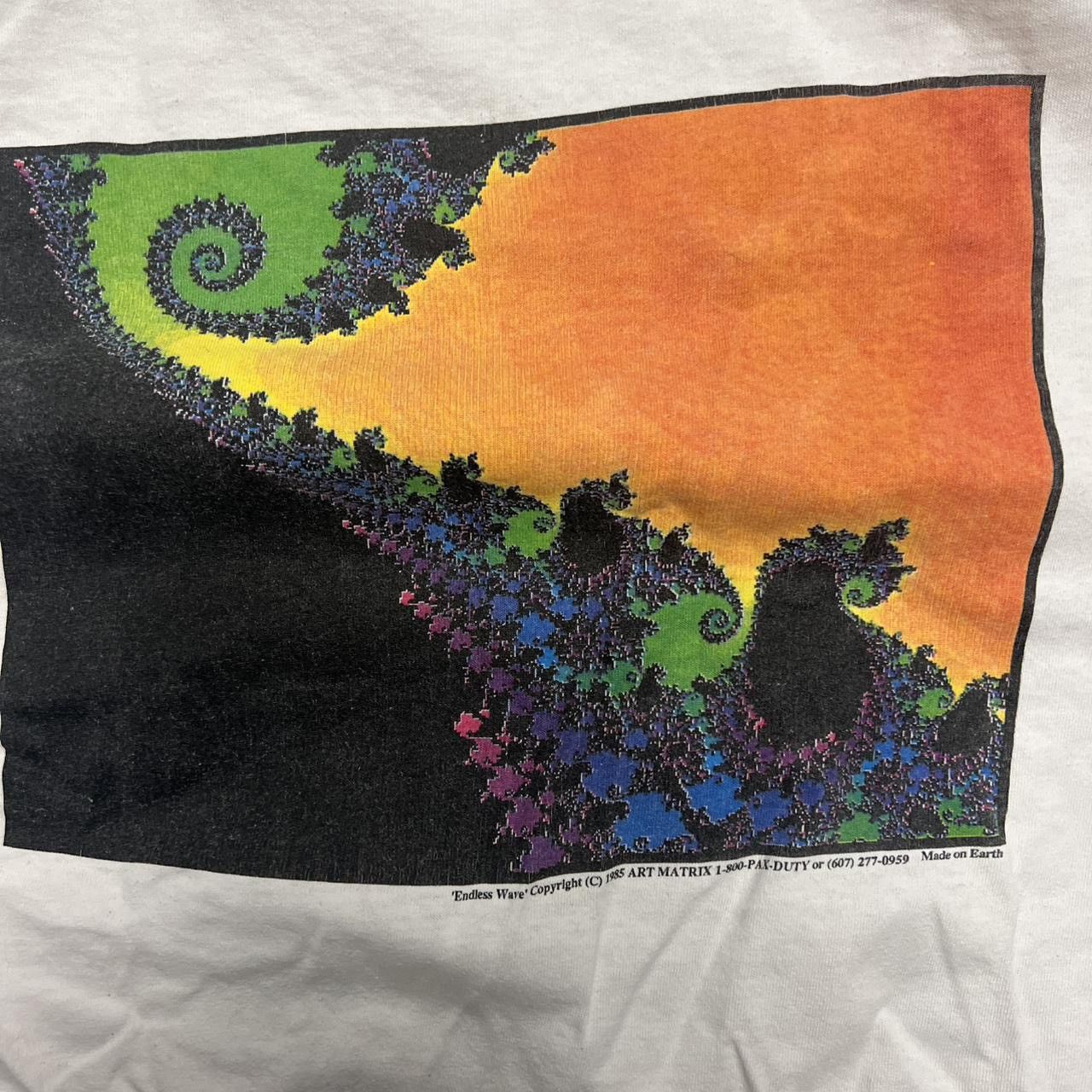 Hanes × Matix Rare Fractal Art T-shirt Size US XL / EU 56 / 4 - 5 Thumbnail