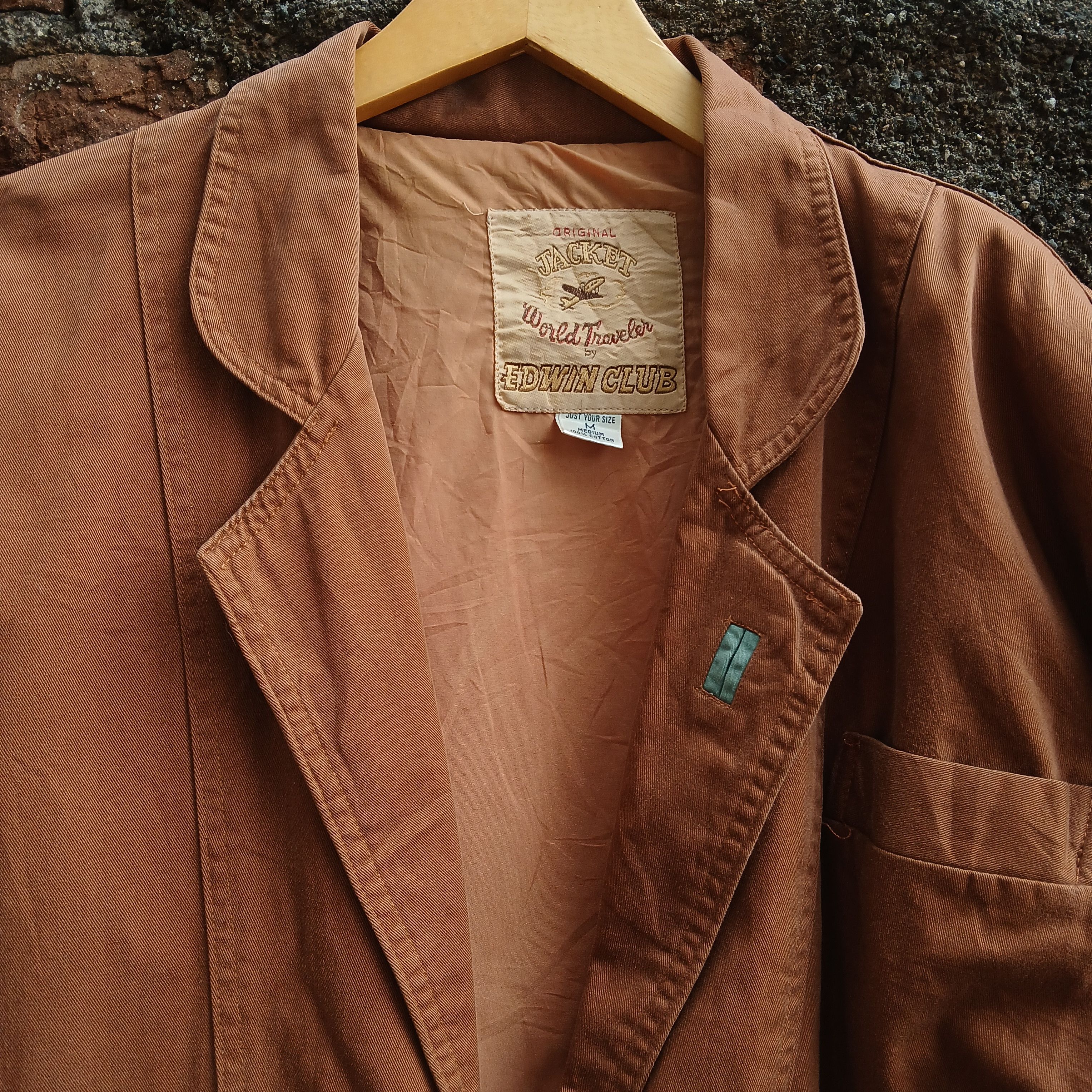 Edwin Vintage Edwin world traveler jacket blazer cotton canvas Size US XL / EU 56 / 4 - 3 Thumbnail