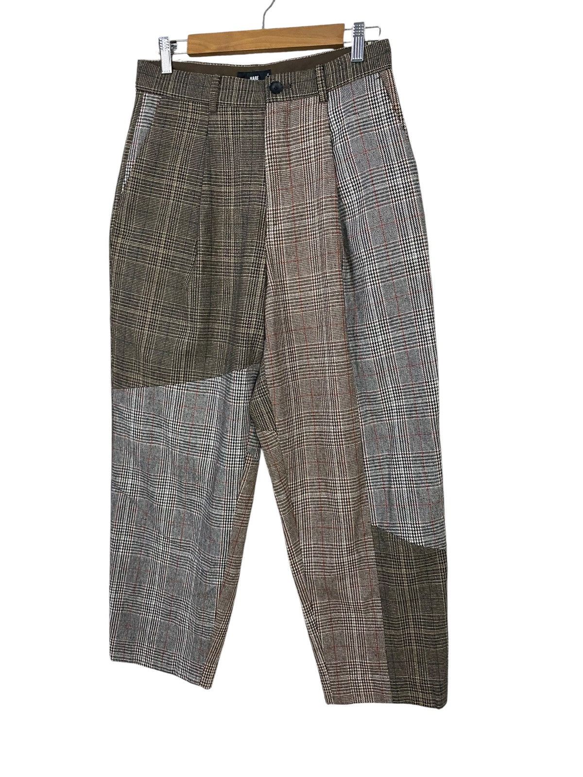 HARE Japanase brand Hare wool patch work style pant nice pattern Size US 30 / EU 46 - 2 Thumbnail