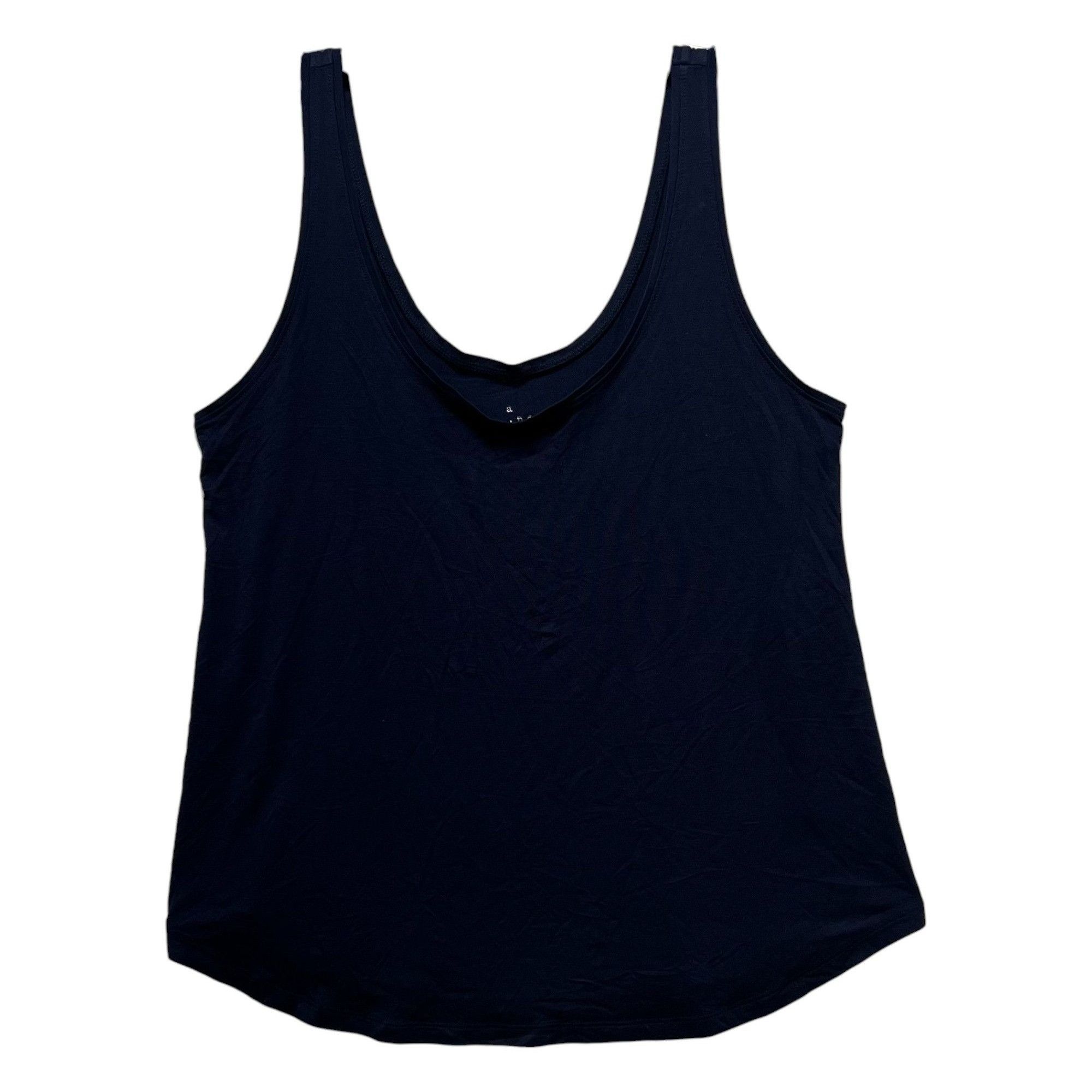 Other A New Day - Women's Slim Fit Tank Top - Navy Blue - Medium Size M / US 6-8 / IT 42-44 - 3 Thumbnail