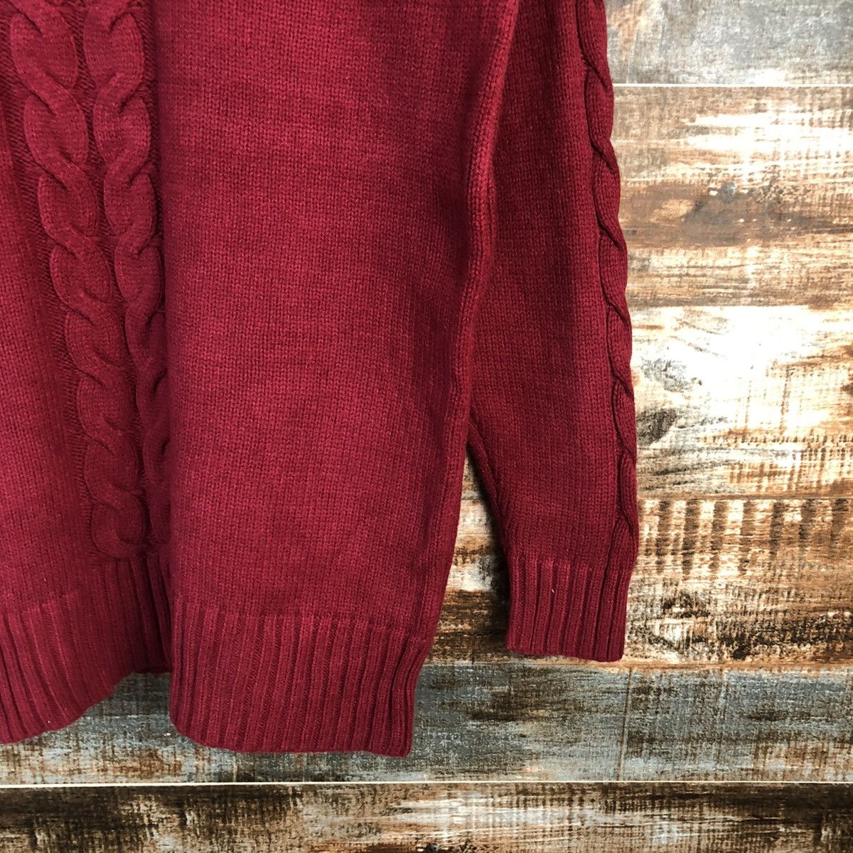 Homespun Knitwear × Japanese Brand Japanese Brand vintage ripped Red Knitwear #A1780 Size M / US 6-8 / IT 42-44 - 8 Thumbnail