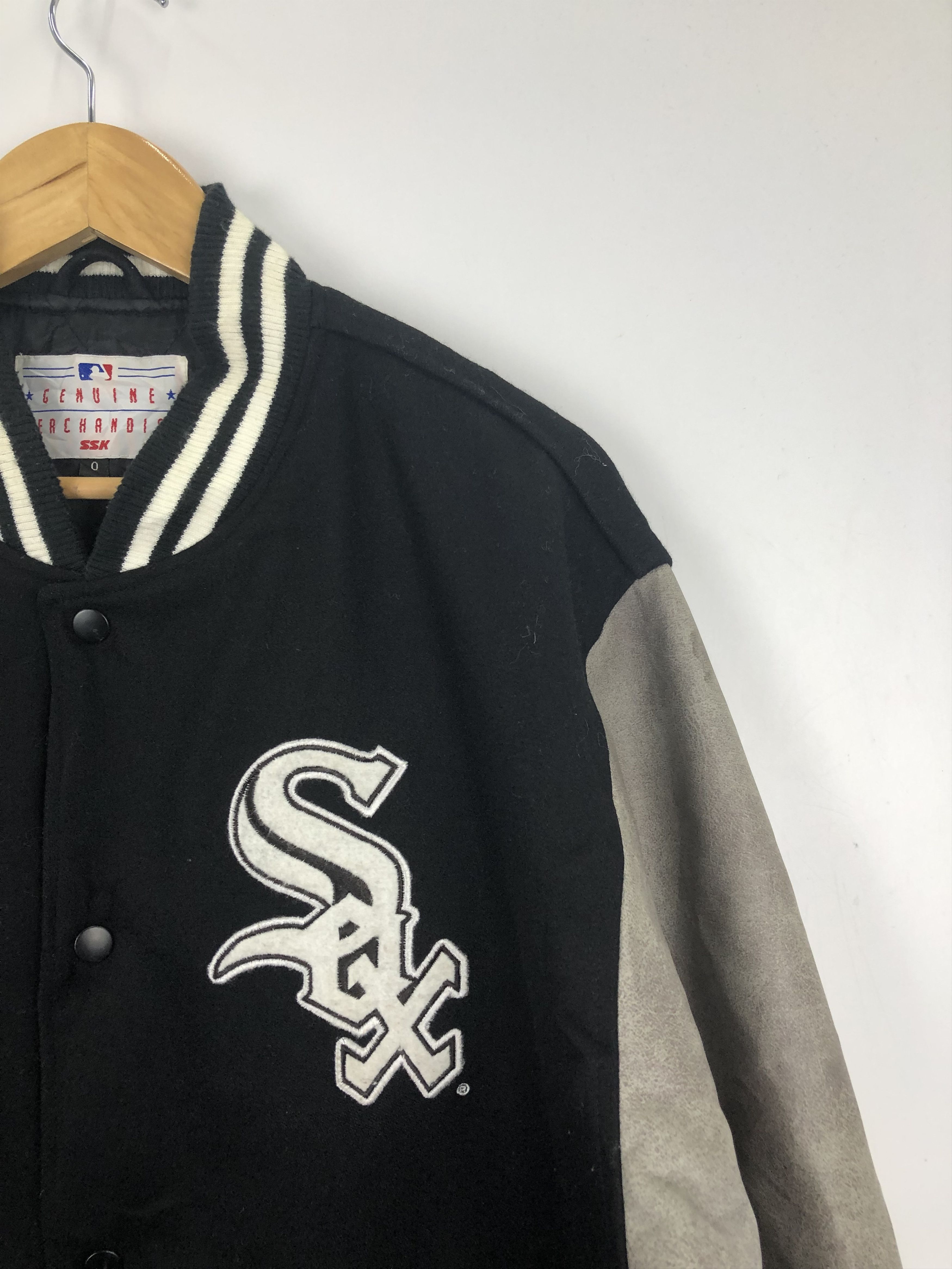 MLB Vintage 90s Sox MLBP Varsity Jacket Leather V0379 Size US L / EU 52-54 / 3 - 8 Thumbnail