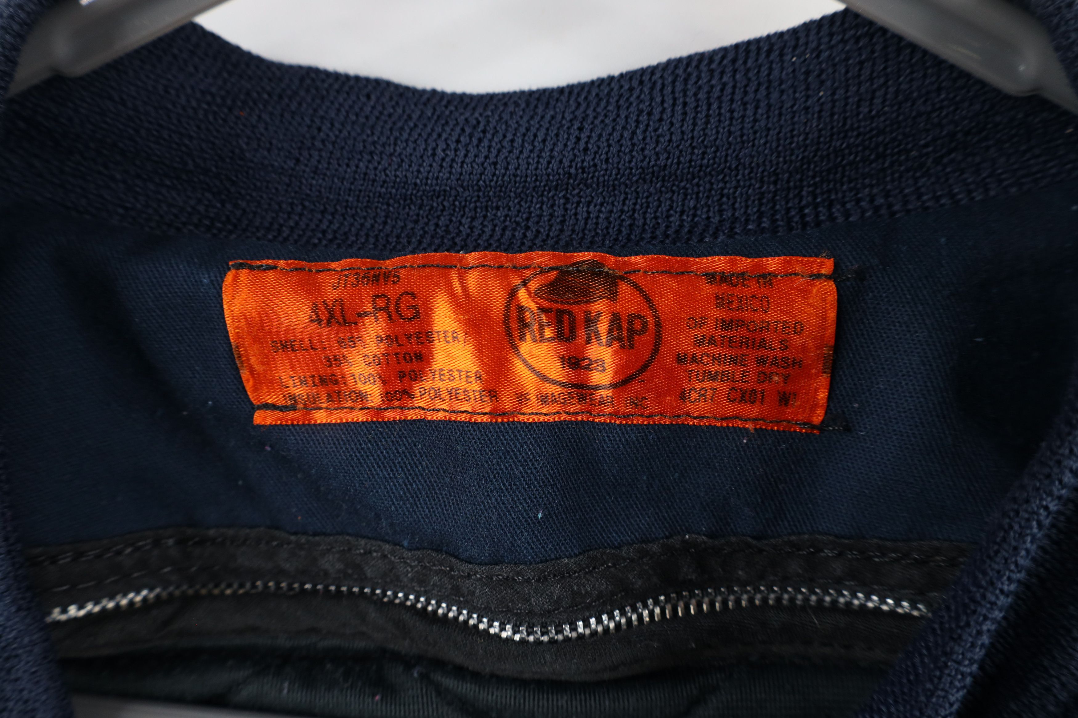 Vintage Vintage 90s Streetwear Workwear Mechanic Bomber Jacket Blue Size US XXL / EU 58 / 5 - 8 Thumbnail