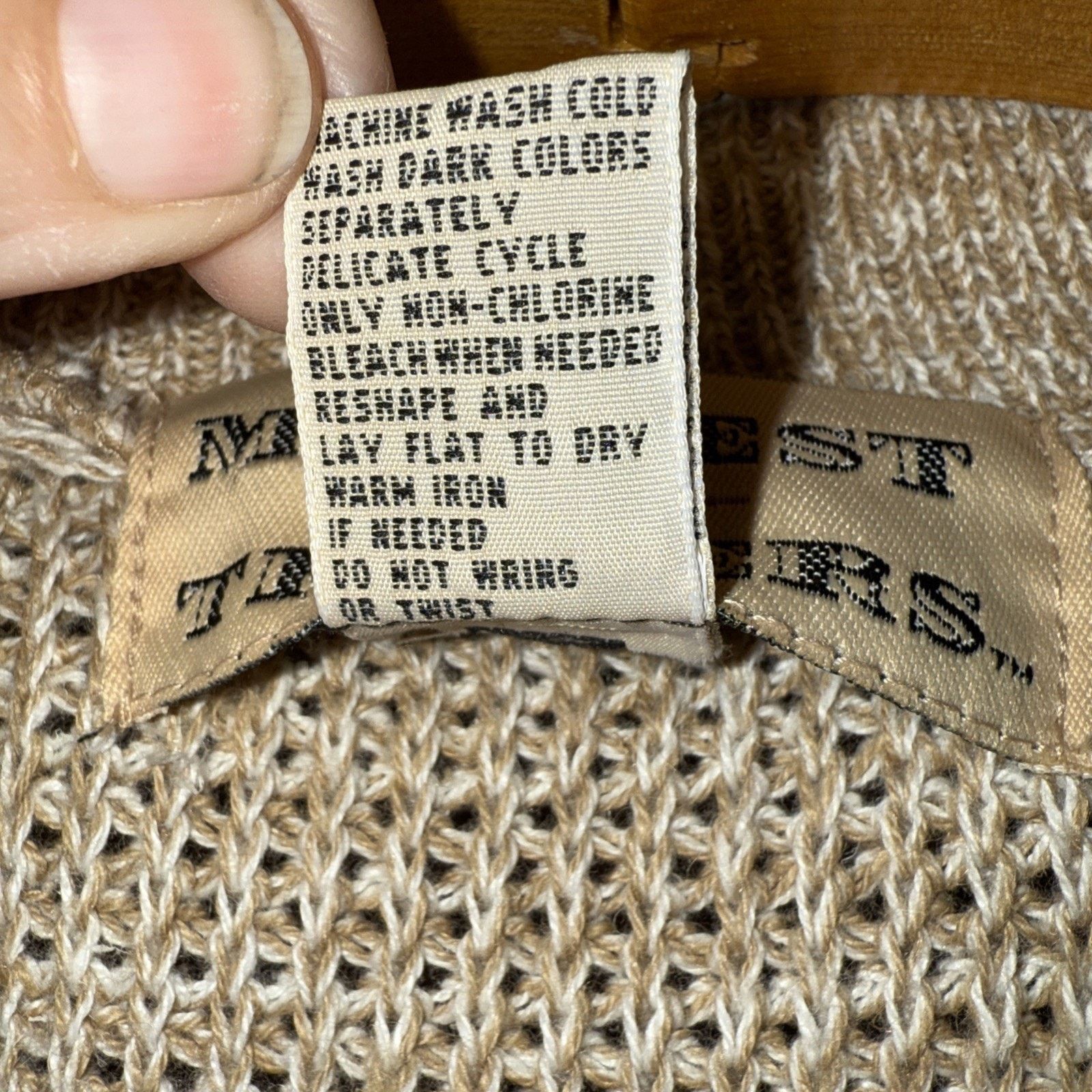 Other Vintage Fisherman Oversized Sweater Beige Birdseye Sz M Size US M / EU 48-50 / 2 - 4 Thumbnail
