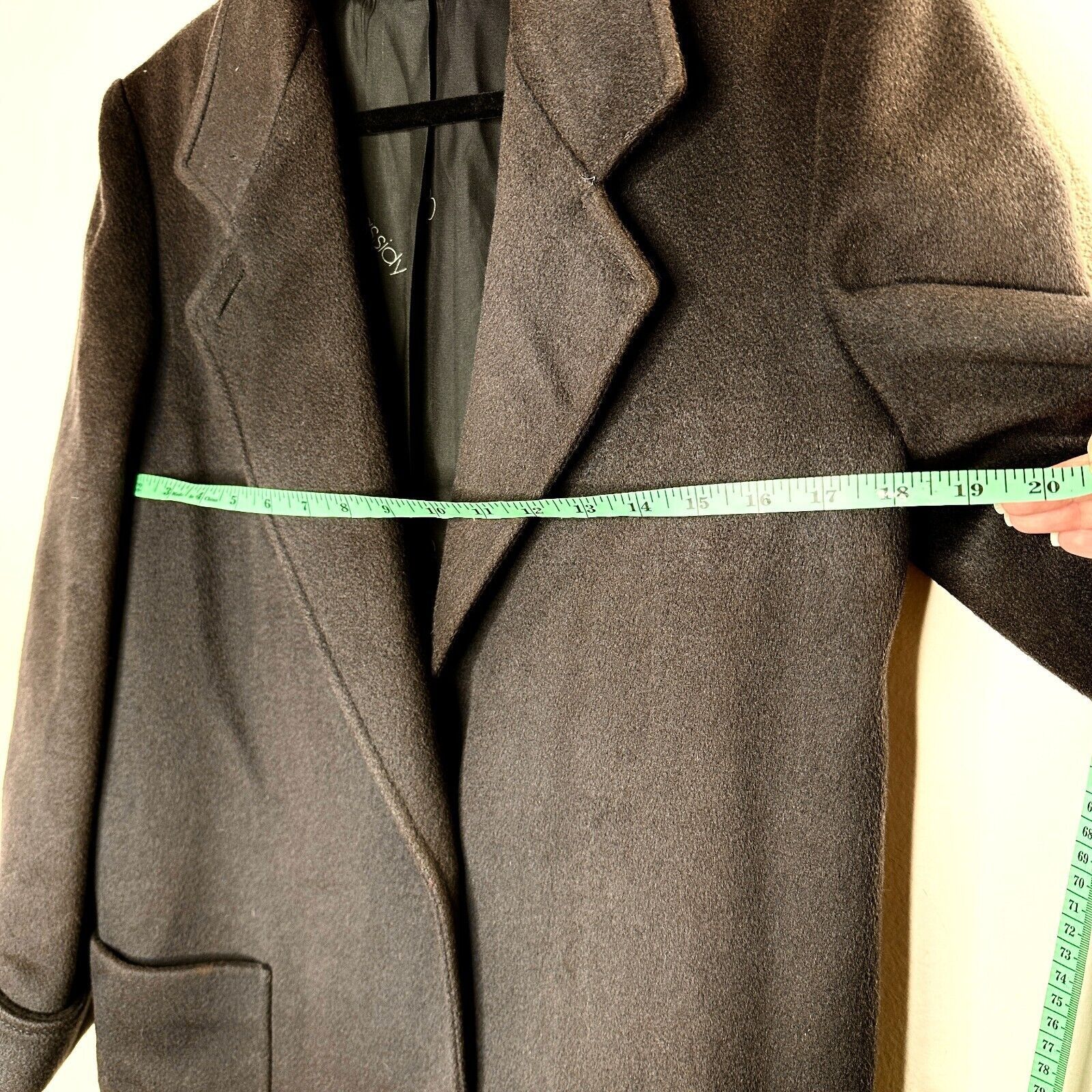 Other Cassidy Petite Brown 2-Button Wool Cuffed Back Pleat Coat 2 Size XS / US 0-2 / IT 36-38 - 12 Thumbnail