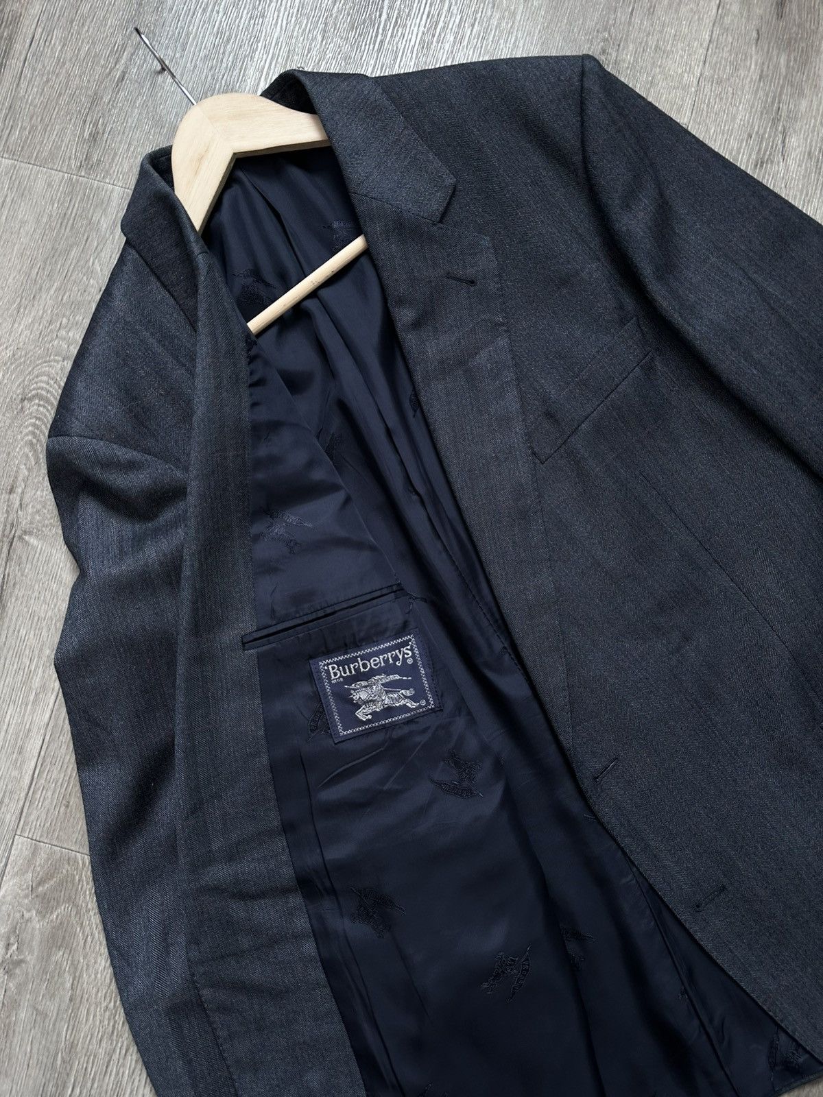Burberry × Vintage 🫧Burberry’s Wool Blazer Vintage Size US XL / EU 56 / 4 - 5 Thumbnail