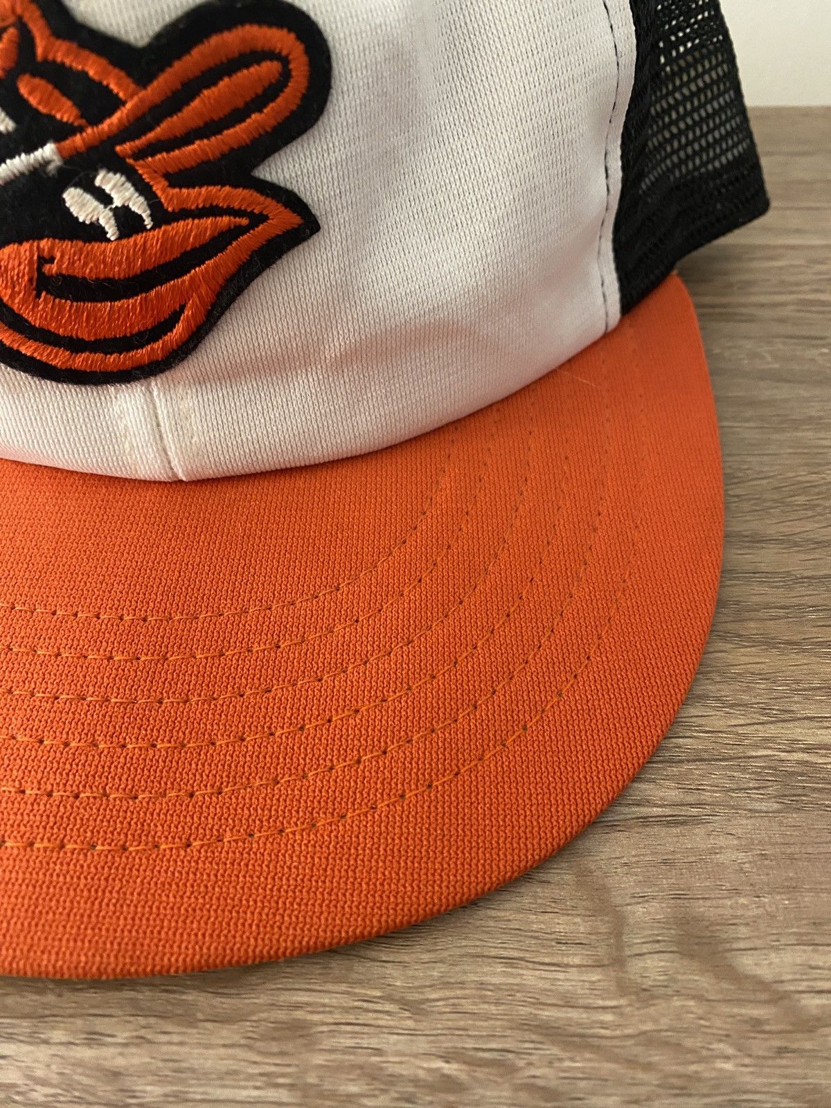 MLB × Vintage Vintage 80’s Baltimore Orioles Snap Back Trucker Hat Cap Size ONE SIZE - 4 Thumbnail