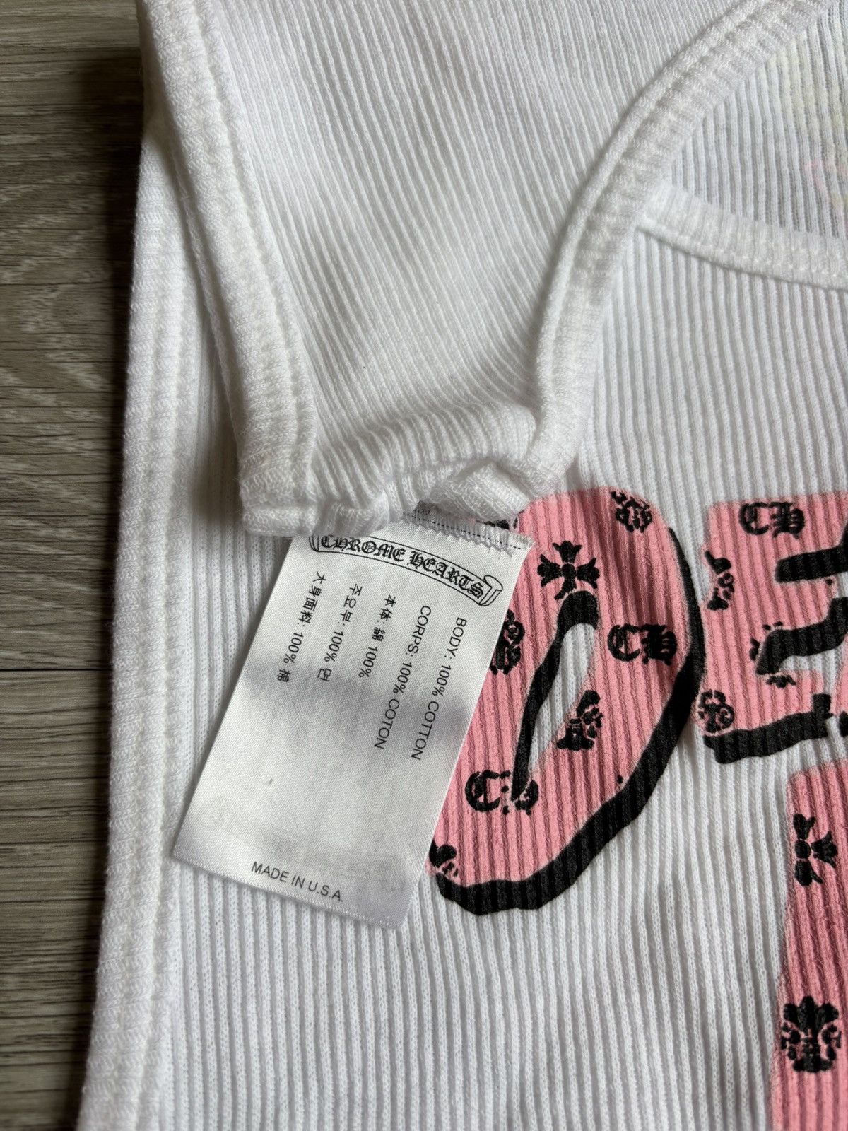Chrome Hearts Chrome Hearts White Deadly Doll Tank Top Size US L / EU 52-54 / 3 - 5 Thumbnail