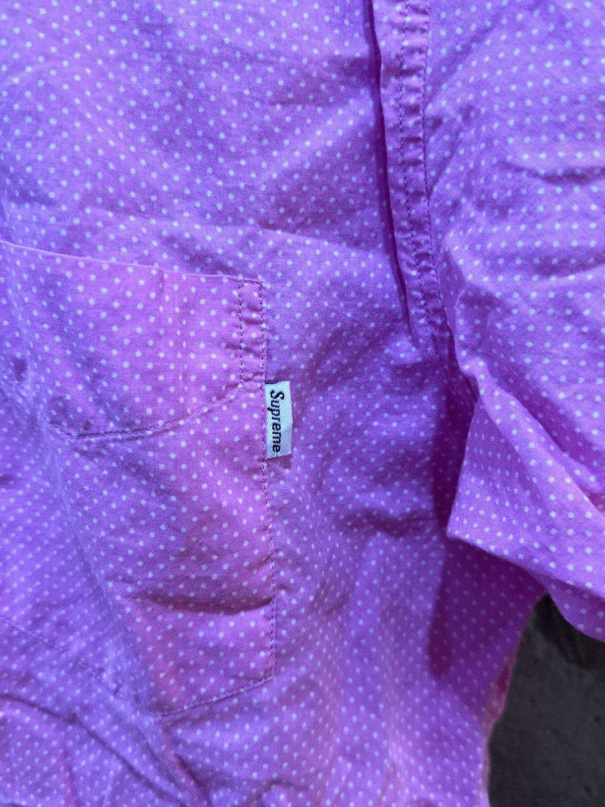 Supreme SS13 Supreme Polka Micro Dot Western Shirt Size US M / EU 48-50 / 2 - 3 Thumbnail