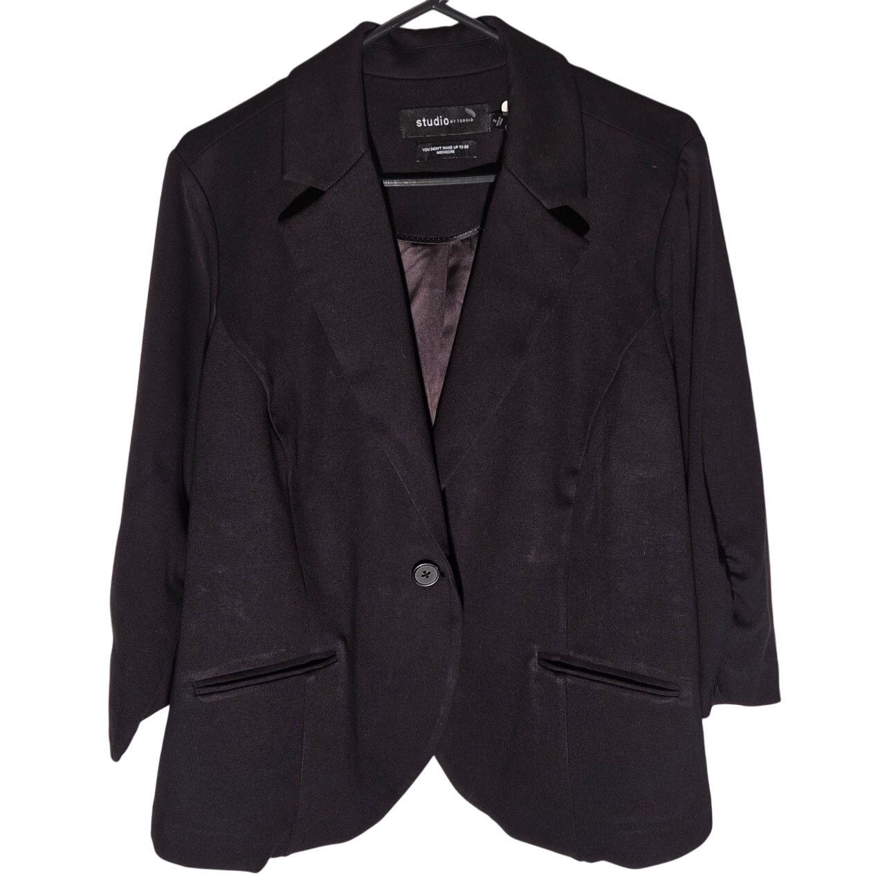 Corridor Torrid Studio Black Blazer - Women's Size 18/20 (2) Size XXL / US 16-18 / IT 52-54 - 2 Thumbnail