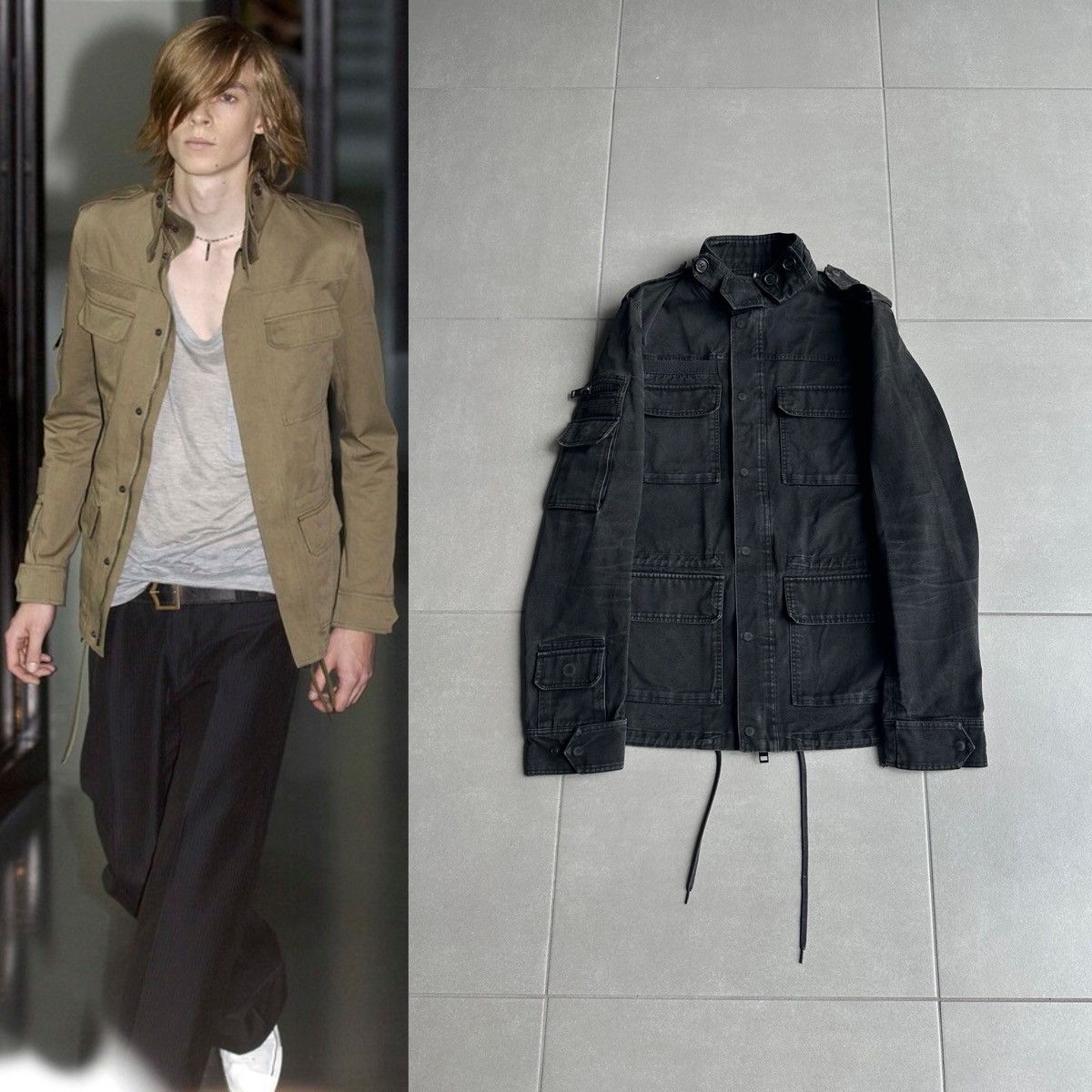 Dior × Hedi Slimane Dior Homme SS06 Napoleon Jacket | Grailed
