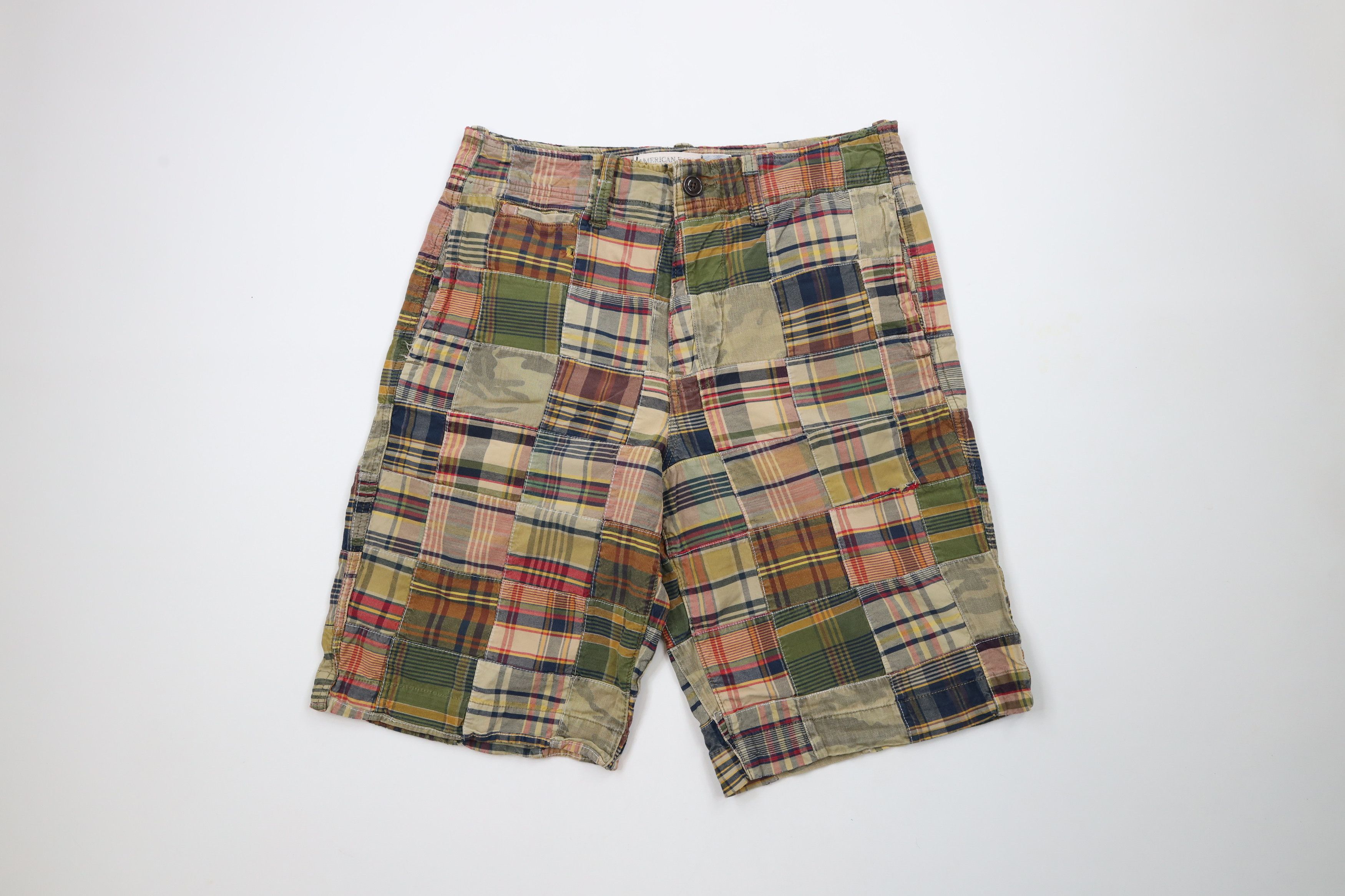 American Eagle Outfitters × Vintage Vintage American Eagle Patchwork Shorts Longer Length Size US 32 / EU 48 - 1 Thumbnail