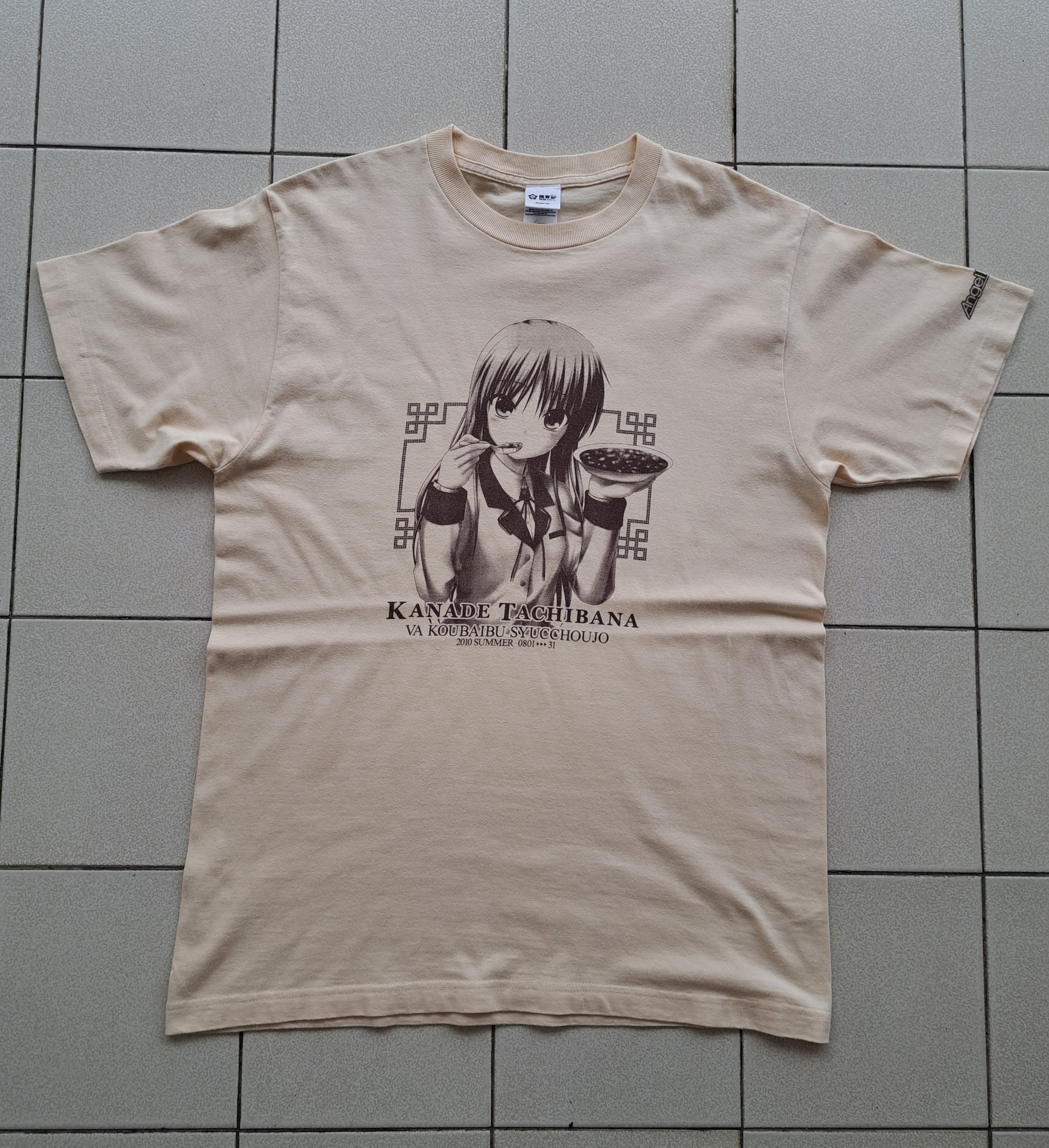 Anime Vintage Y2K Angel Beats Kanade Tachibana T-Shirt Size US L / EU 52-54 / 3 - 1 Thumbnail
