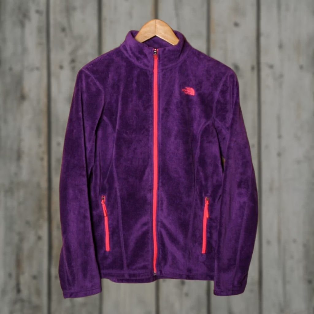 The North Face THE NORTH FACE Purple Fleece Full Zip Jacket Women's M Size, Purple, Jacket, Fleece, Zip, Basic, Outdoor, 90s Theme Size M / US 6-8 / IT 42-44 - 1 Thumbnail