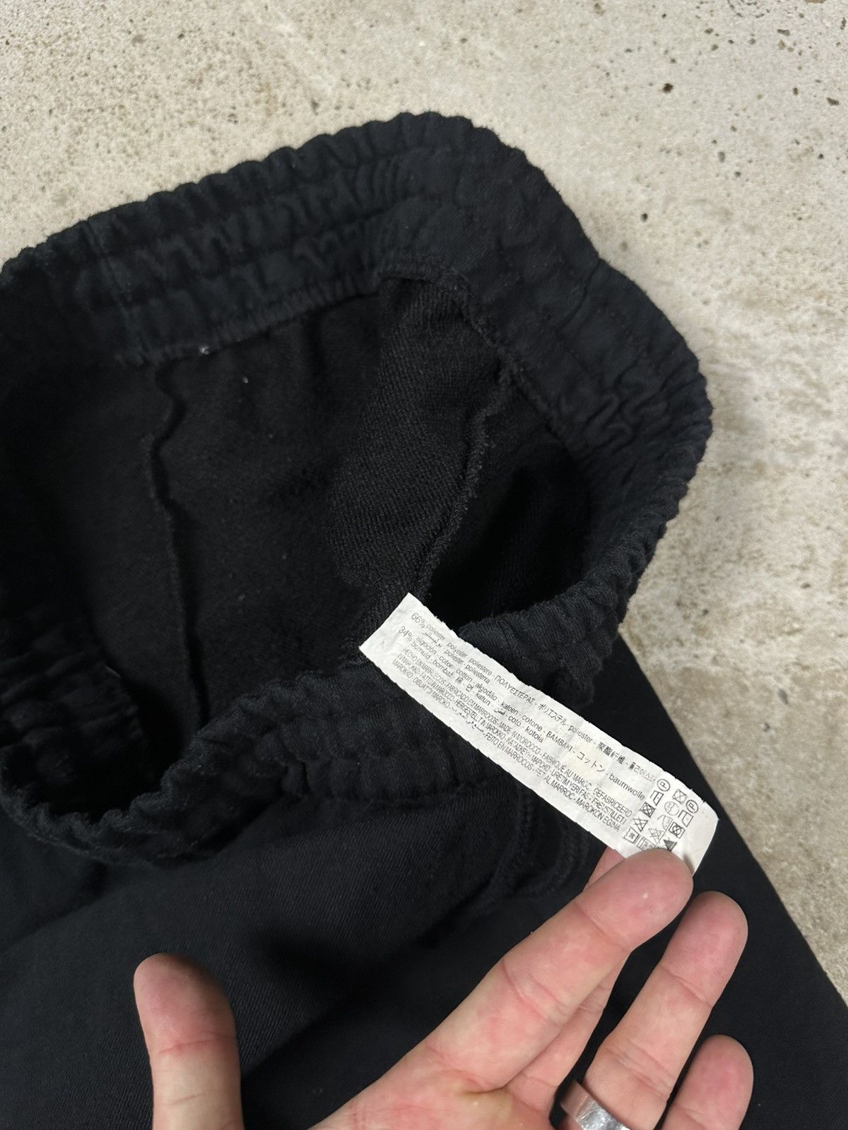 Japanese Brand × Vintage Vintage Y2K ULTRA BAGGY Black Sweatpants Wide Legs Loose Size US 34 / EU 50 - 8 Thumbnail