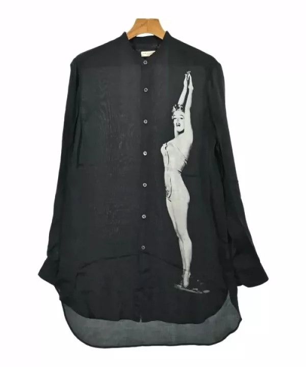 Dries Van Noten Dries Van Noten Sheer Shirt with Print- DMC Size US M / EU 48-50 / 2 - 1 Thumbnail