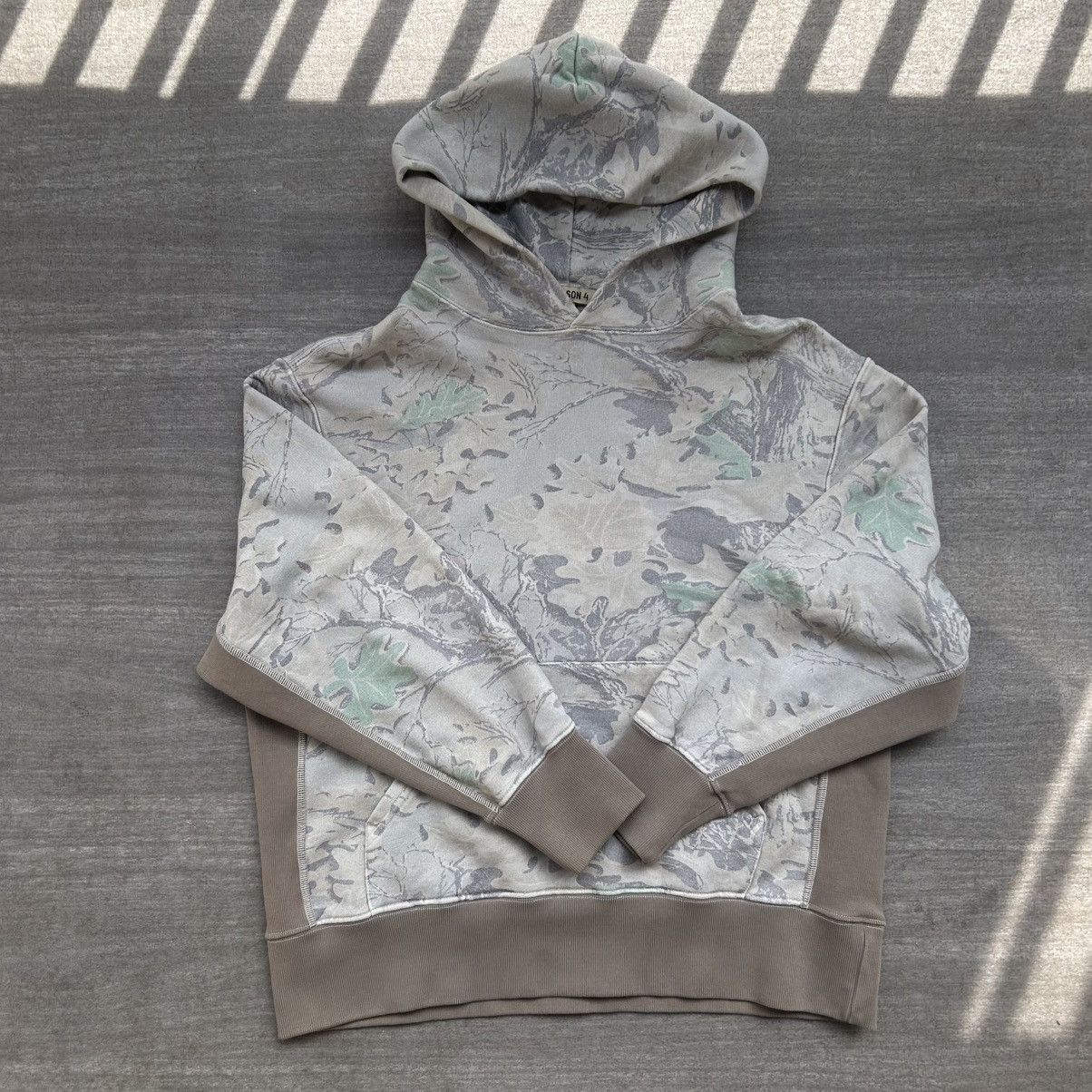 Kanye West × Yeezy Yeezy Season 4 Camo Boxy Fit Hoodie | Grailed