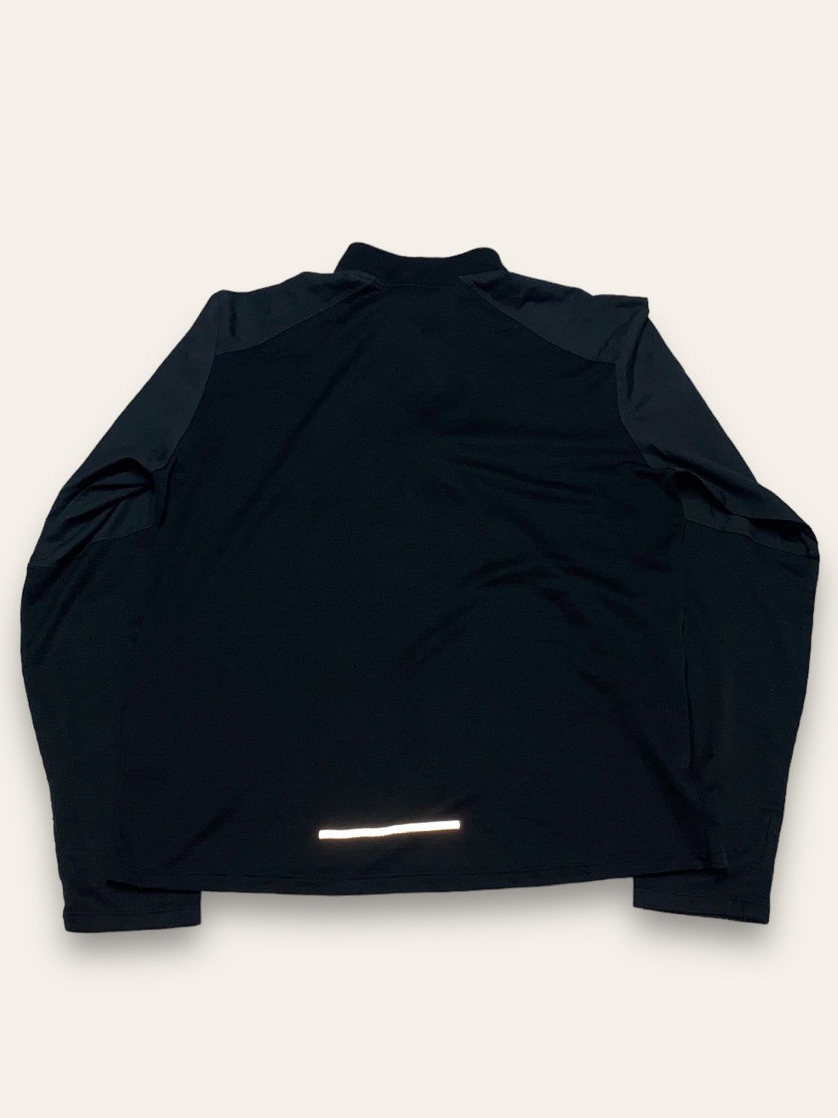 Nike 00s Vintage NIKE RUNNING 1/3 Zip Black Track Top Size US M / EU 48-50 / 2 - 8 Thumbnail