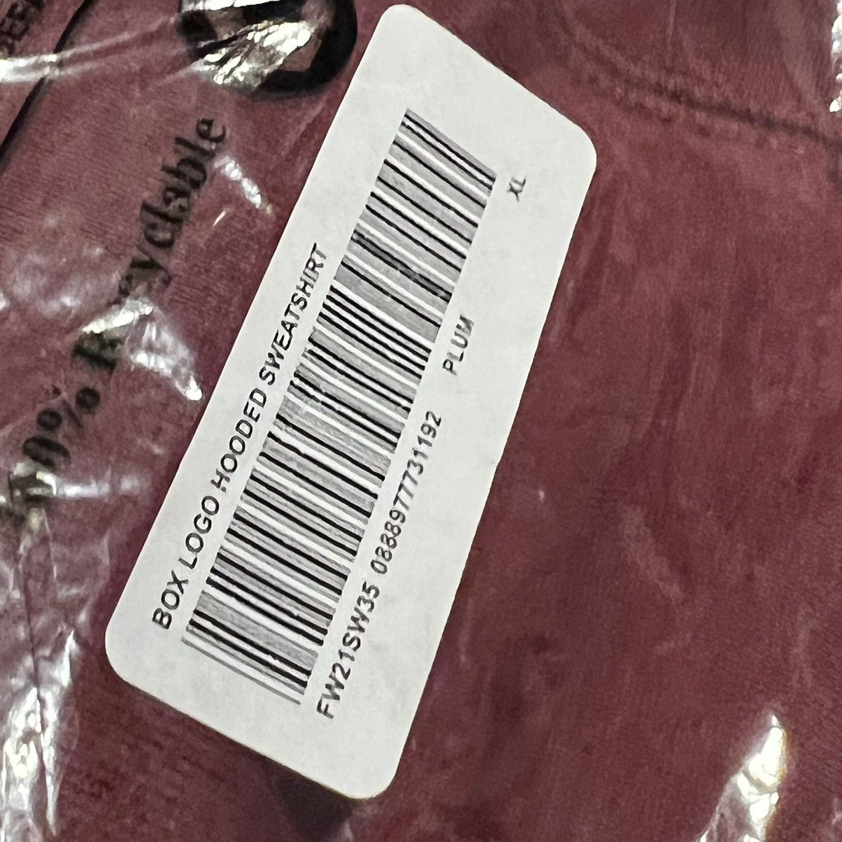 Supreme Supreme Plum Box Logo hoodie Size US XL / EU 56 / 4 - 13 Thumbnail