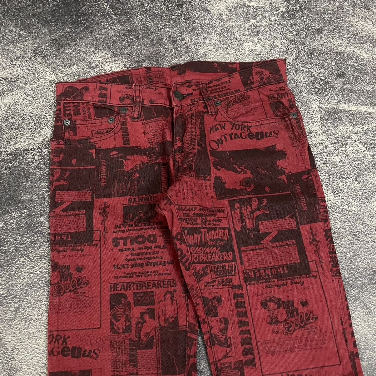 Vintage 90's Hysteric glamour X newyork dolls Size US 30 / EU 46 - 4 Thumbnail