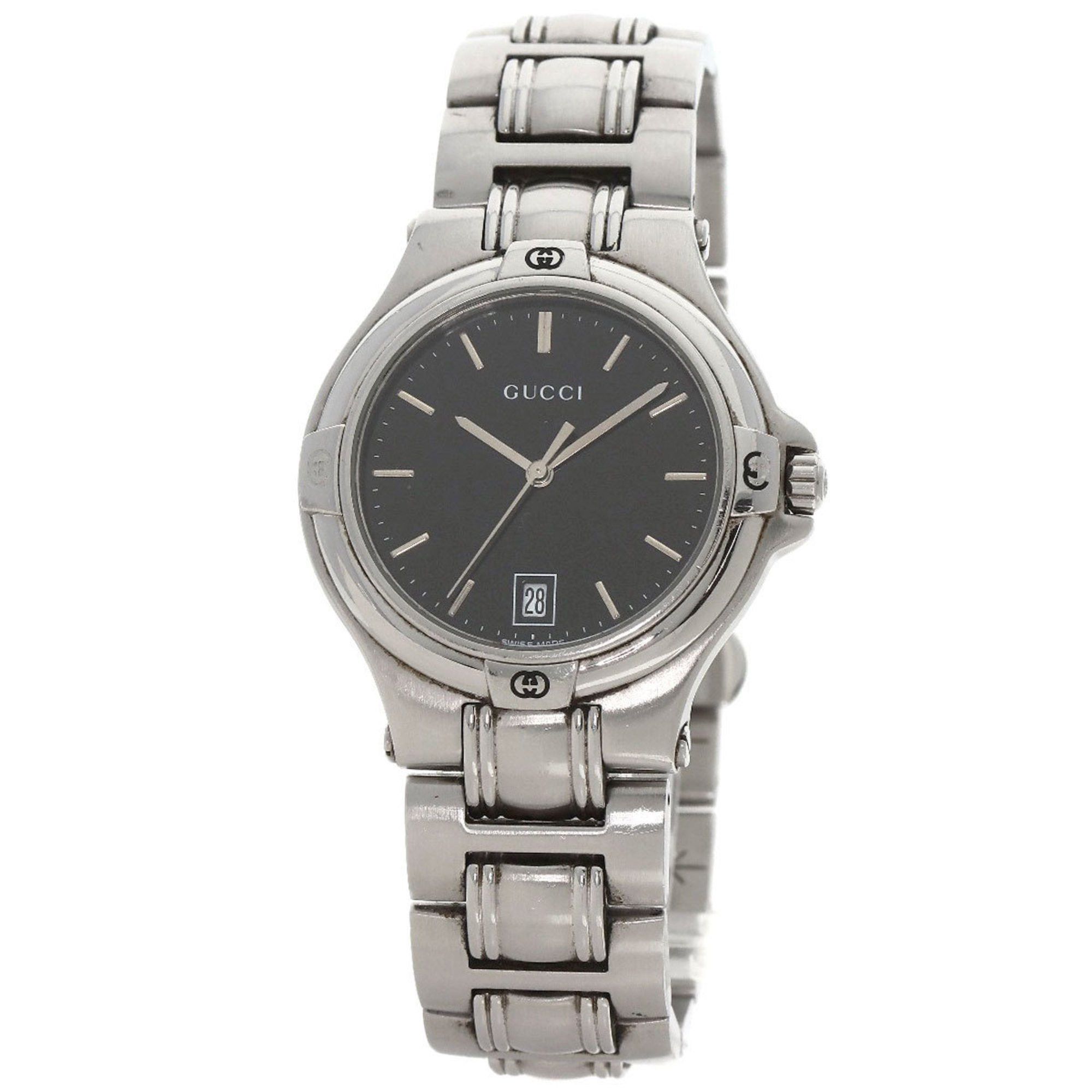 Gucci Gucci 9040M Double G Watch Stainless Steel SS Men's GUCCI Size ONE SIZE - 1 Thumbnail