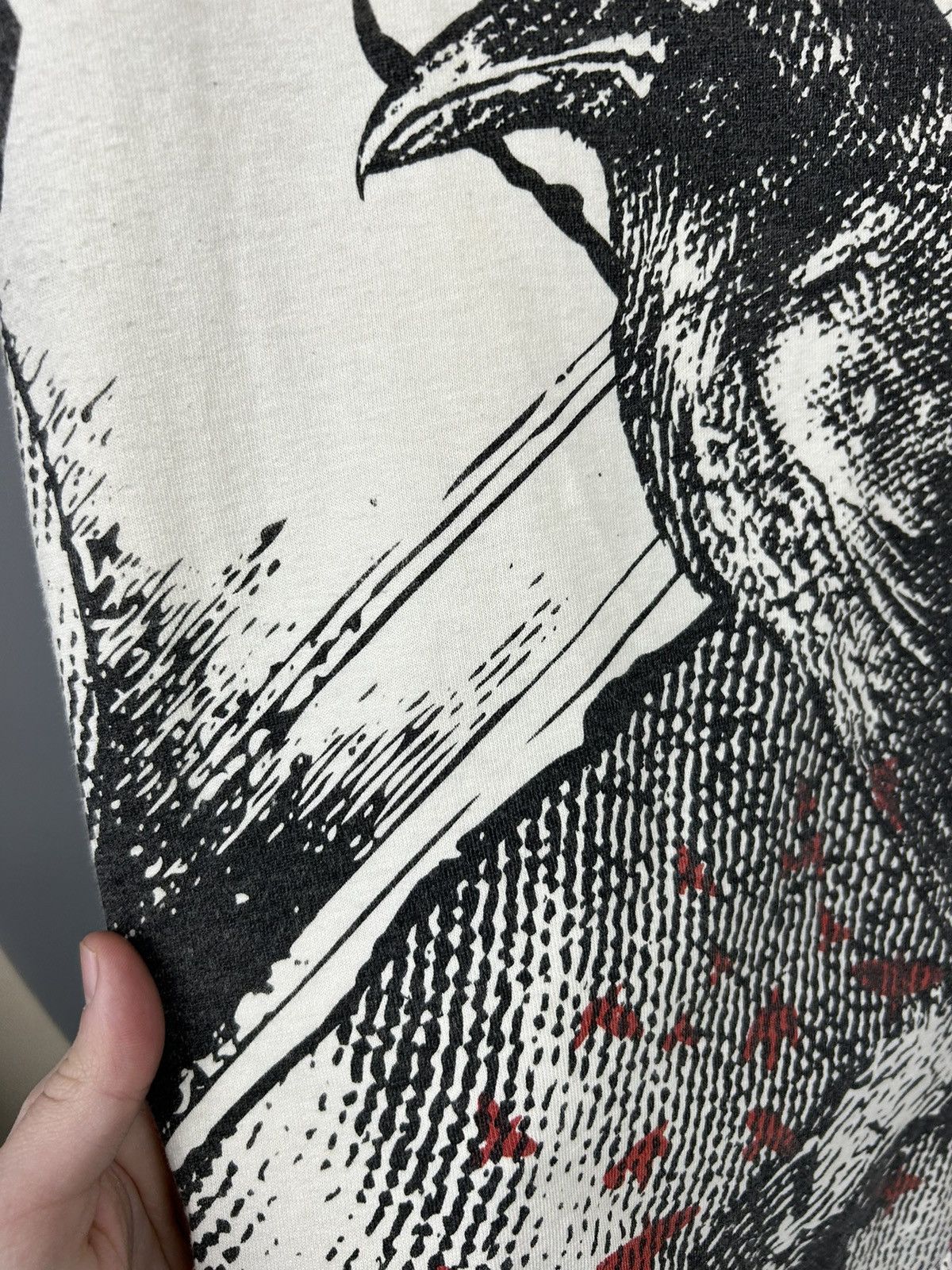 Band Tees × Vintage Vintage Metallica Crow All Over Print T shirt Size US M / EU 48-50 / 2 - 12 Thumbnail