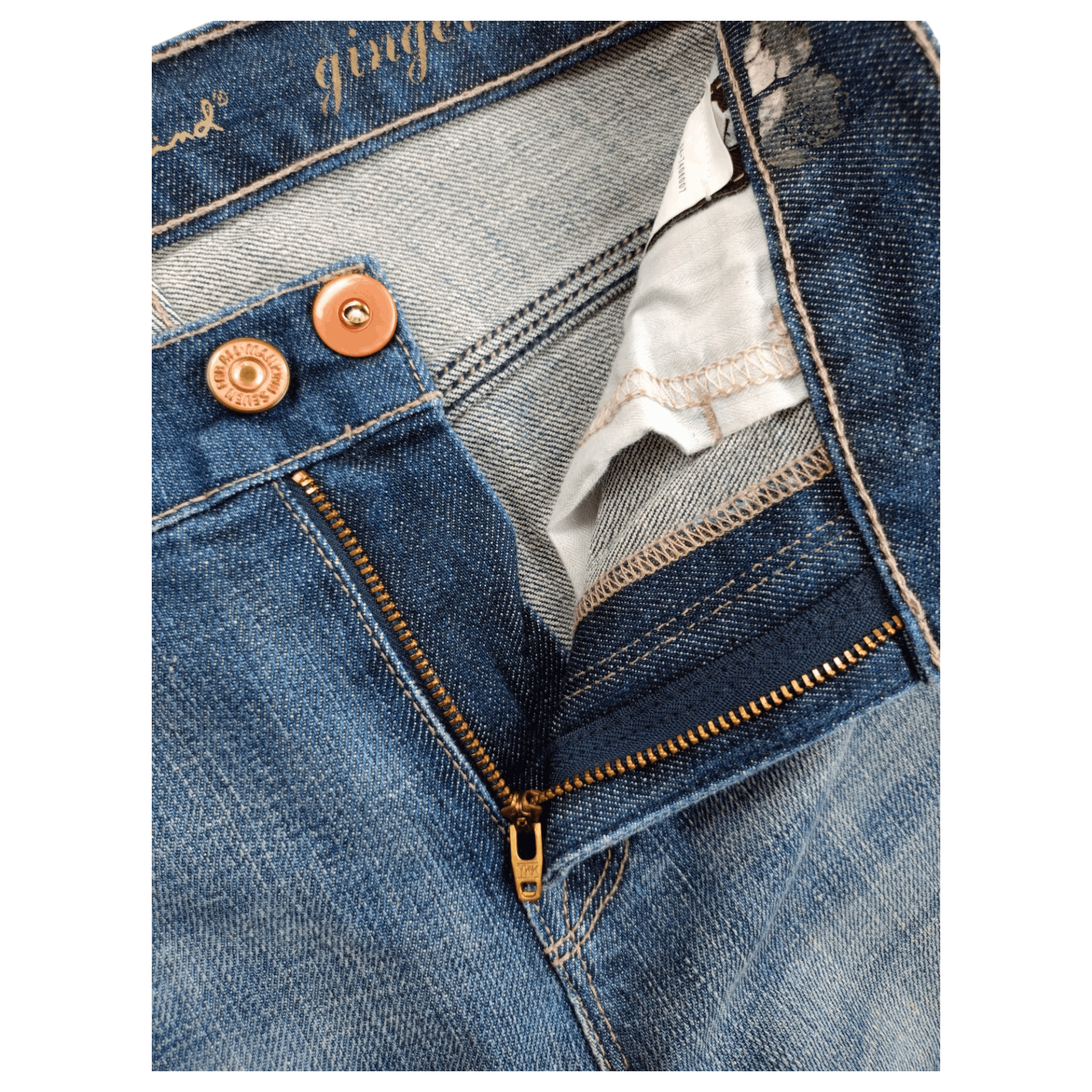 Japanese Brand × Vintage 7 For All Mankind Ginger Classic Japanese Bootcut Denim Size 28" / US 6 / IT 42 - 6 Thumbnail