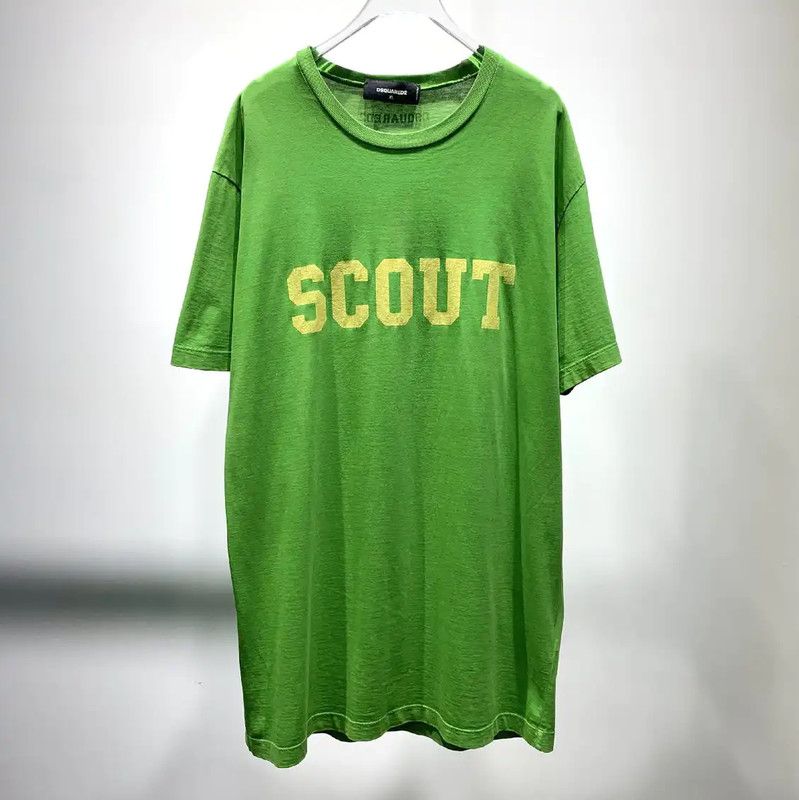Dsquared2 DSQUARED2 Green Cotton Men's T-Shirt 0089 Size US XL / EU 56 / 4 - 1 Thumbnail