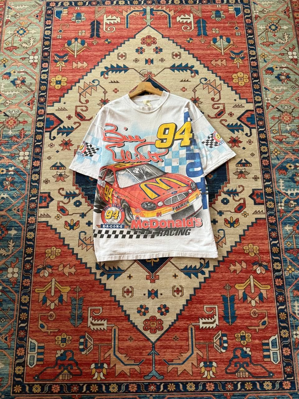 NASCAR VERY RARE 1998 Nascar Bill Elliott X McDonald's Shirt Size US L / EU 52-54 / 3 - 2 Thumbnail