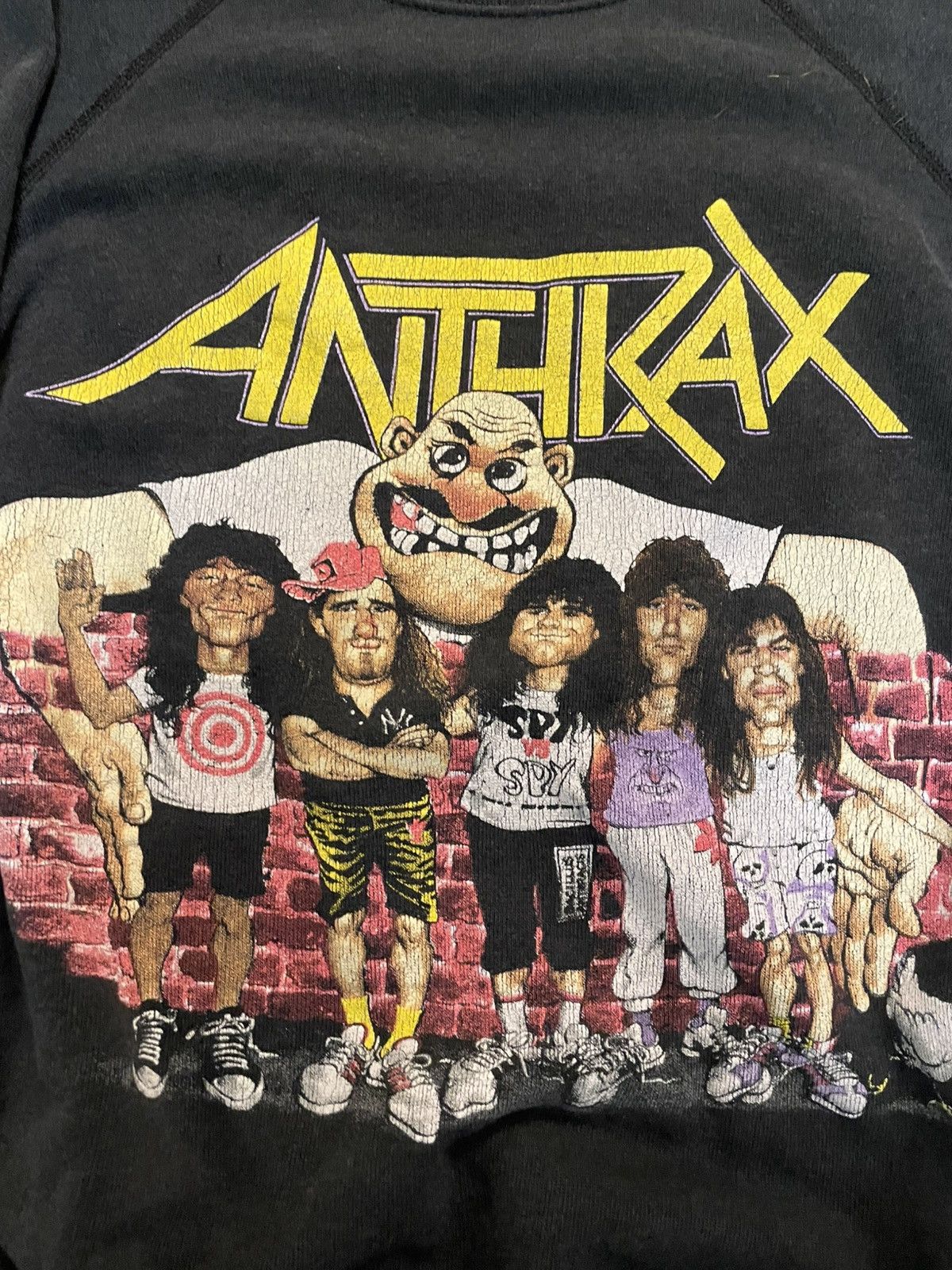 Band Tees 1988 Anthrax State of Euphoria Crewneck Size US M / EU 48-50 / 2 - 3 Thumbnail
