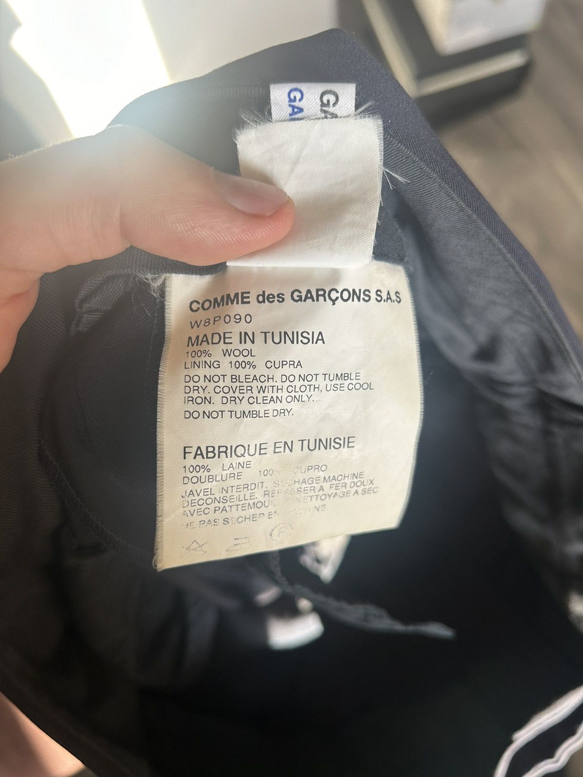 Comme des Garcons Comme des Garçons Wool Trousers Size US 33 - 16 Thumbnail