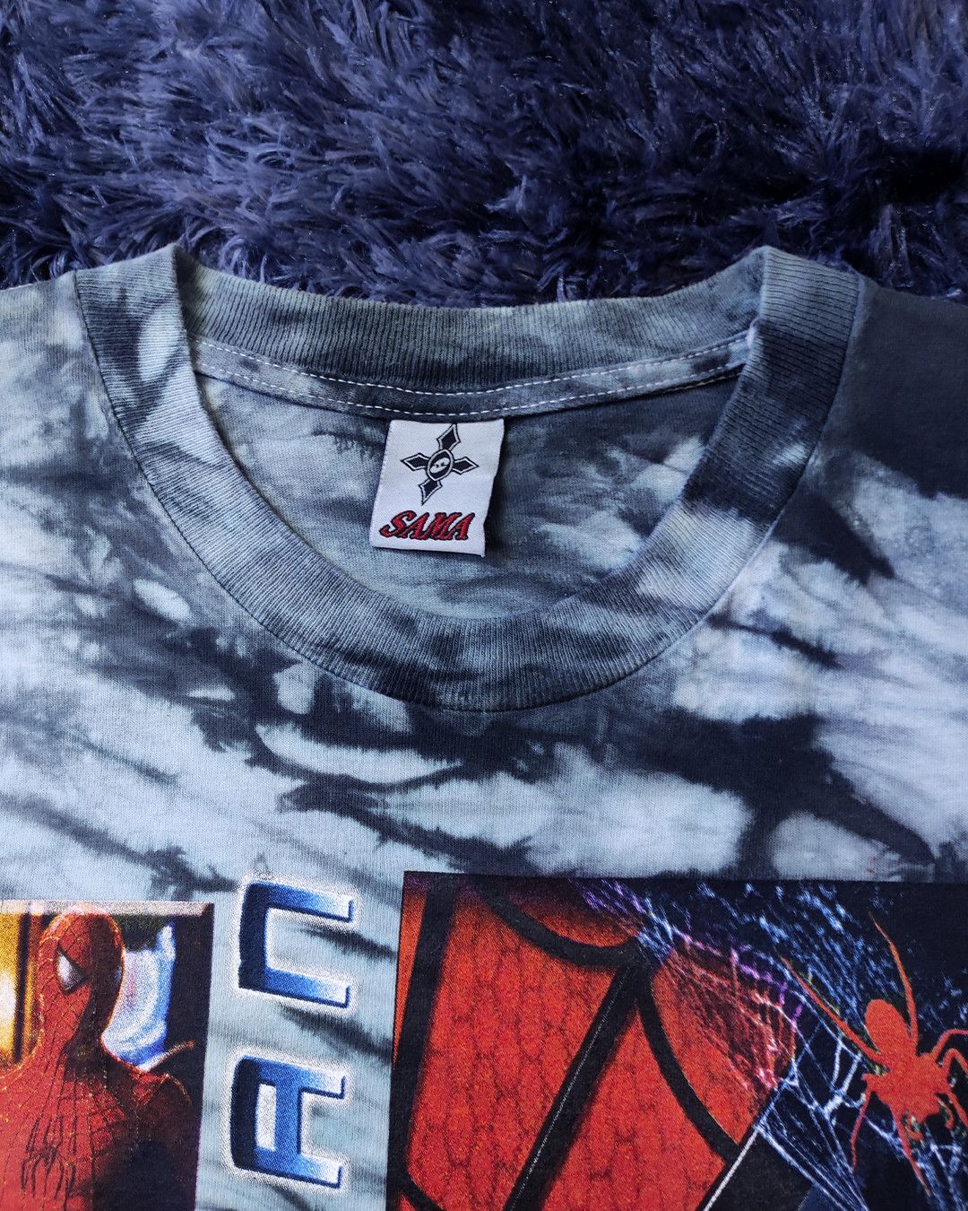 Marvel Comics × Vintage 2002 Spider-Man 1 mexican bootleg tie dye tee 🕷️ Size US XL / EU 56 / 4 - 8 Thumbnail