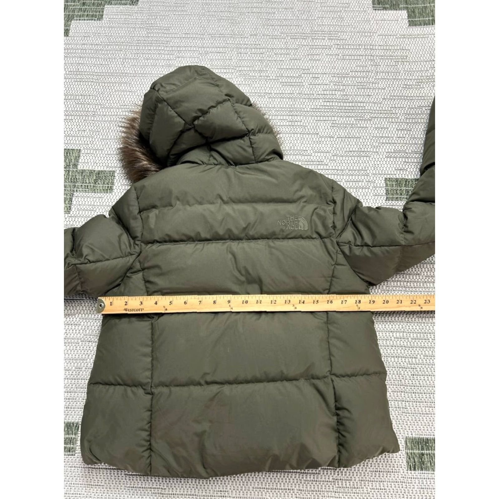 The North Face The North Face Jacket Womens Small Green 550 Down Insulated Full Zip Puffer Size S / US 4 / IT 40 - 7 Thumbnail