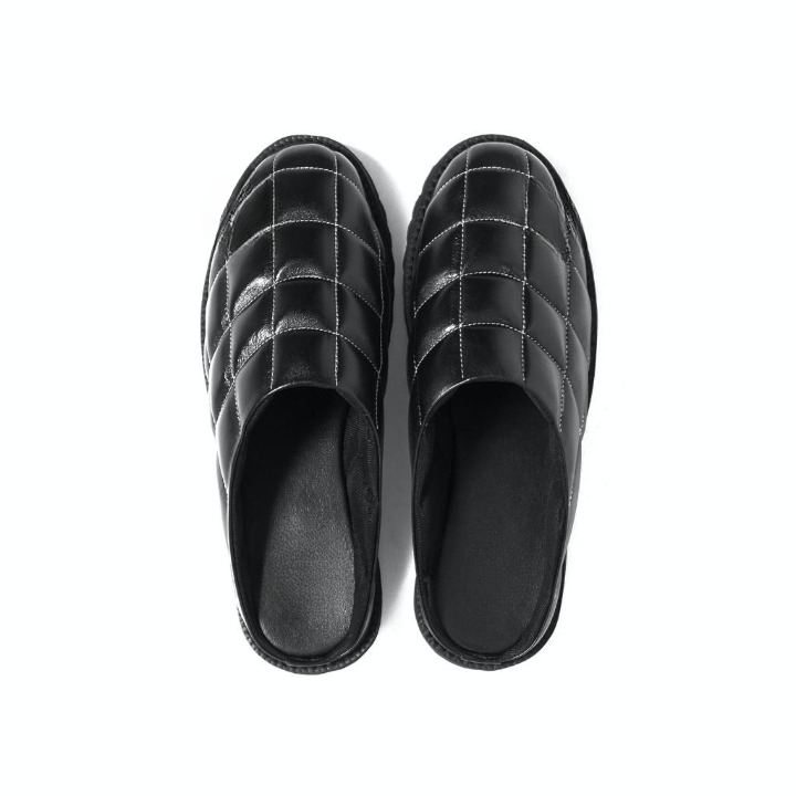 Designer Dorja Black Mule Size US 10 / EU 43 - 4 Thumbnail