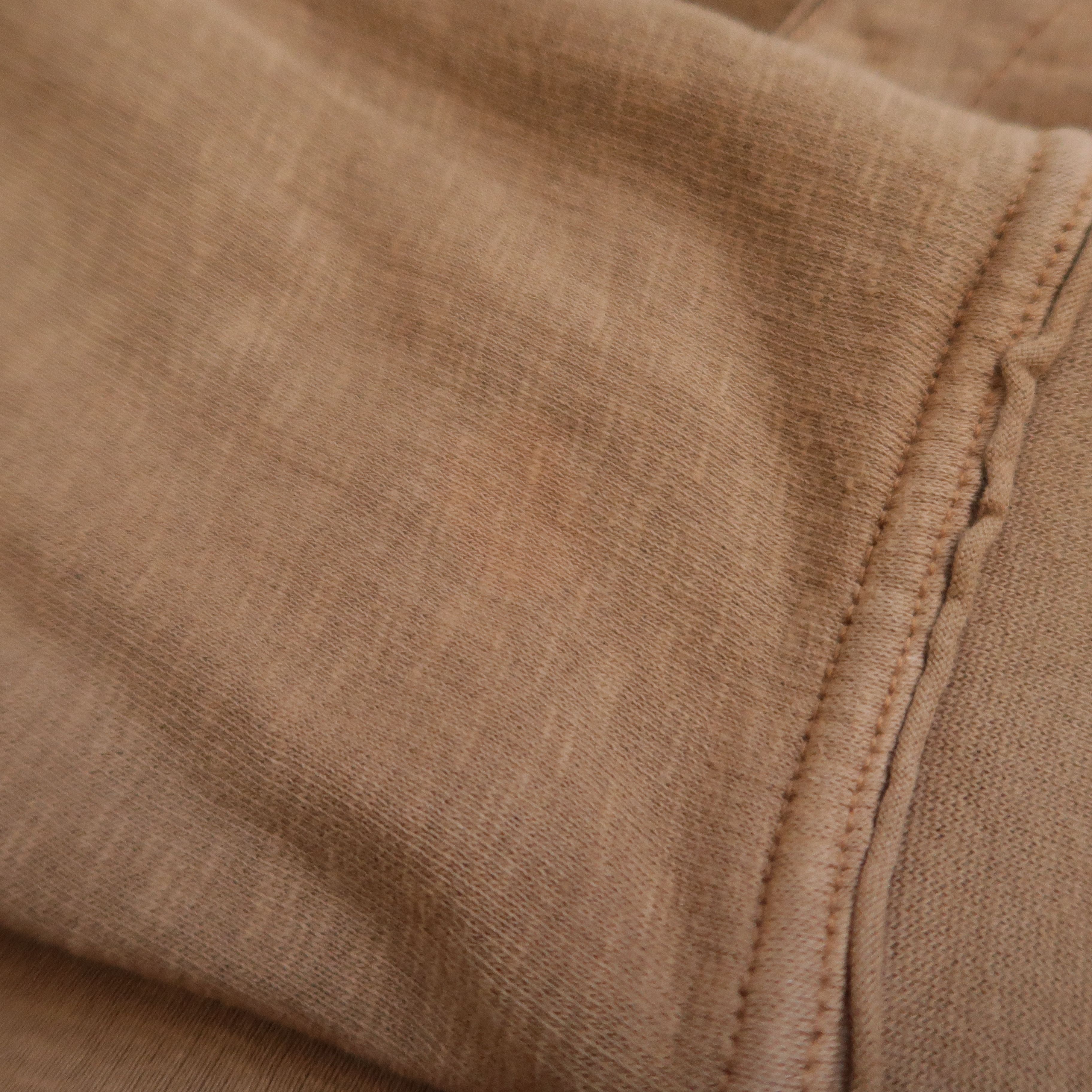 1990s Marithe Francois Girbaud Patchwork Brown Hoodie