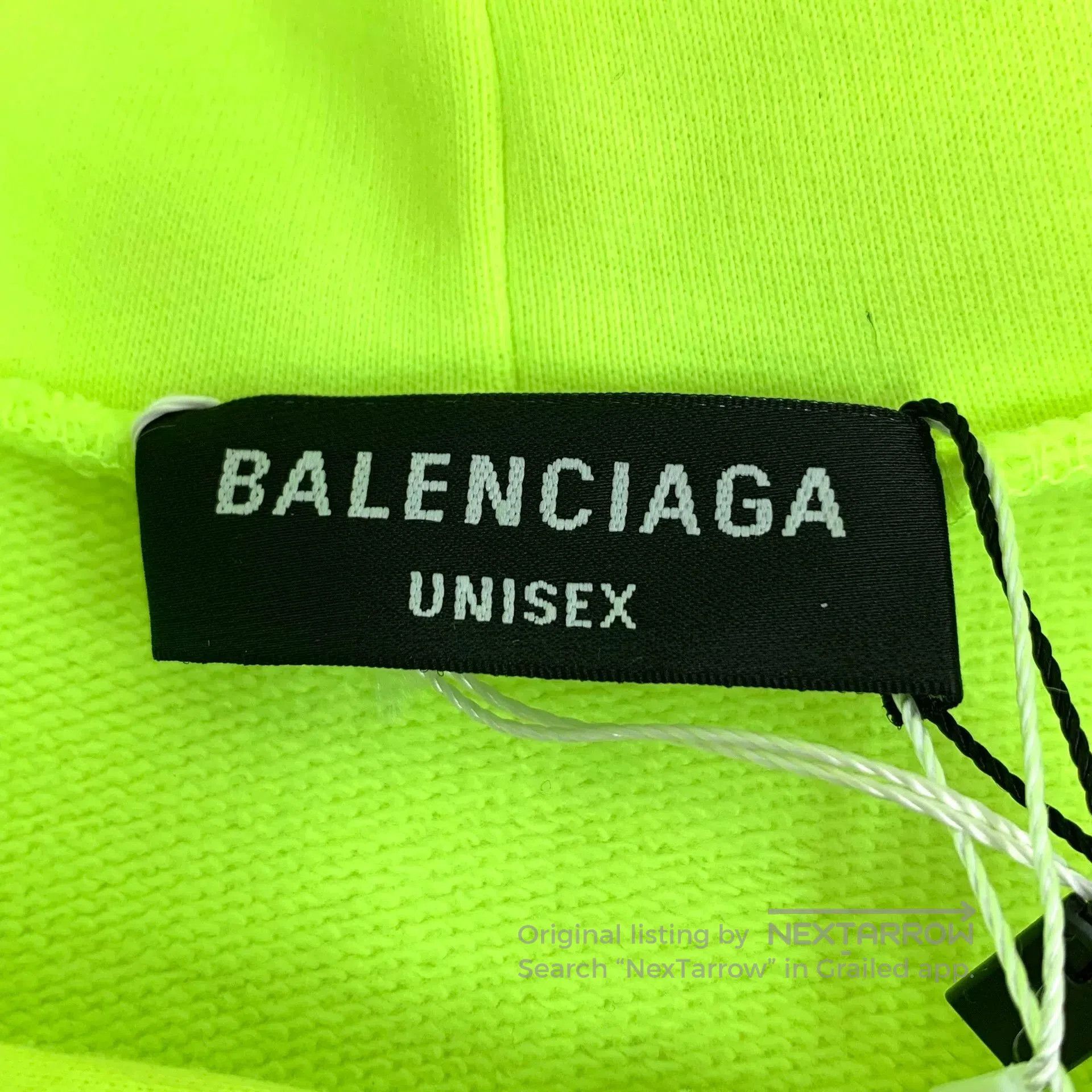 Balenciaga Balenciaga x WFP Logo Embroidered Hoodie. Size US XS / EU 42 / 0 - 5 Thumbnail