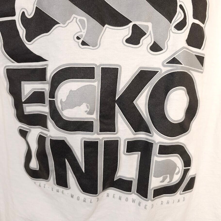 Ecko Unltd. Ecko Unltd T Shirt Mens Size Medium White Streetwear Size US M / EU 48-50 / 2 - 2 Thumbnail