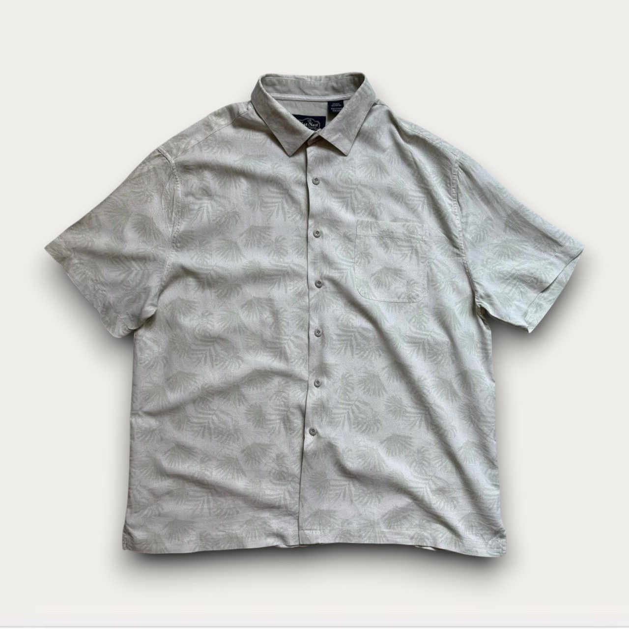 Nat Nast Vintage Y2K Nat Nast Green Palms Shirt Size US L / EU 52-54 / 3 - 1 Thumbnail