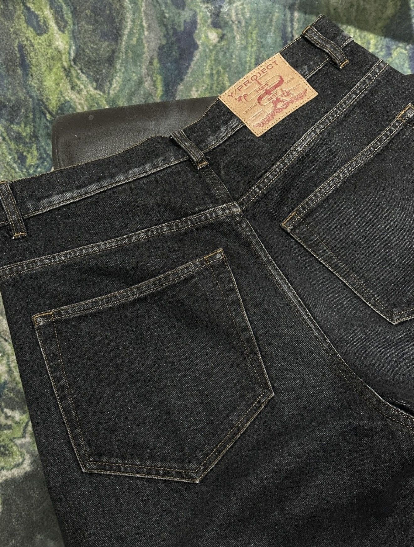 Y/Project Black Crystal Jeans Size US 32 / EU 48 - 5 Thumbnail