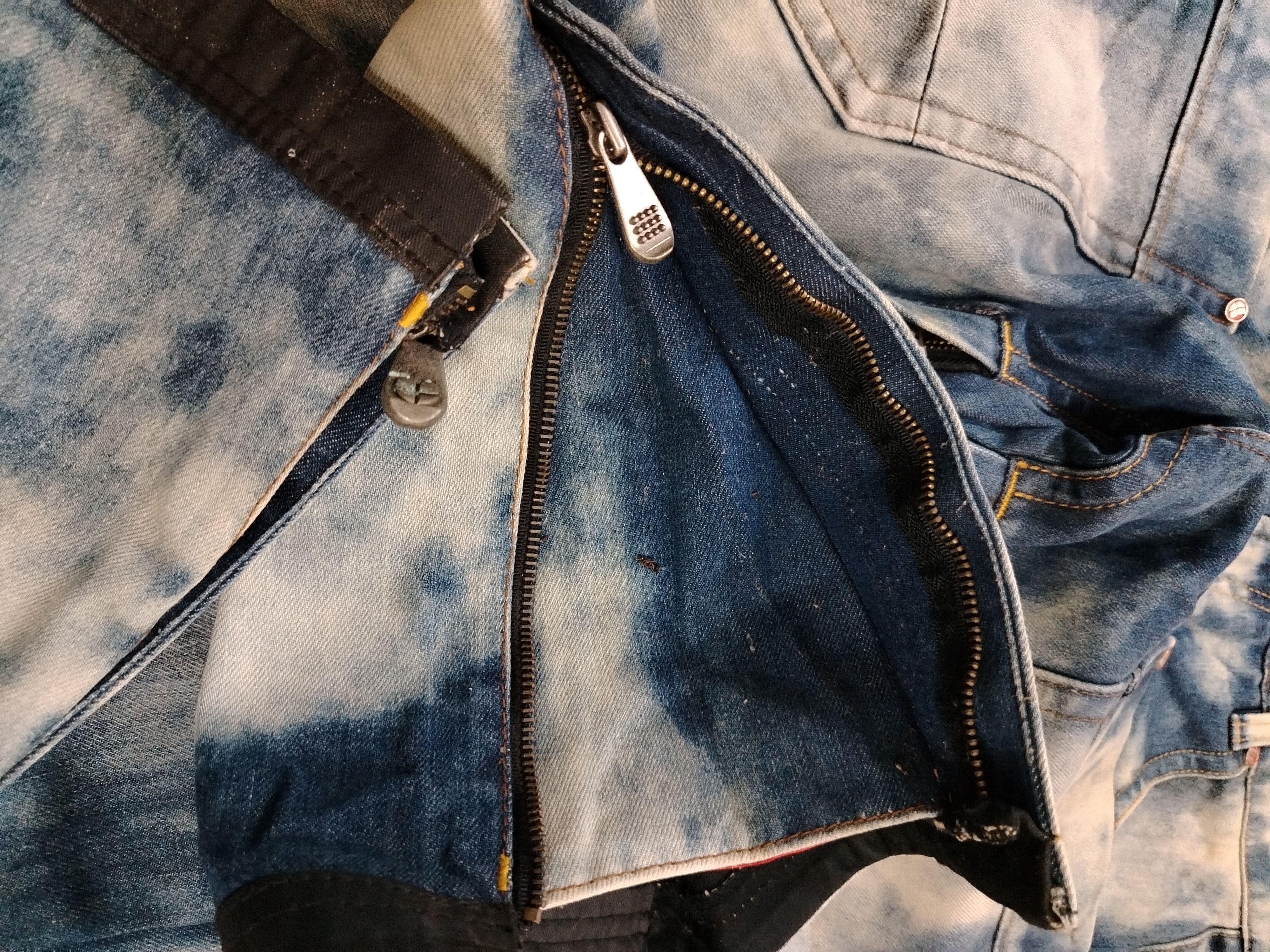 Bleach × Mostly Heard Rarely Seen × Vintage Vintage Urbanus bleach denim biker Size US 32 / EU 48 - 3 Thumbnail