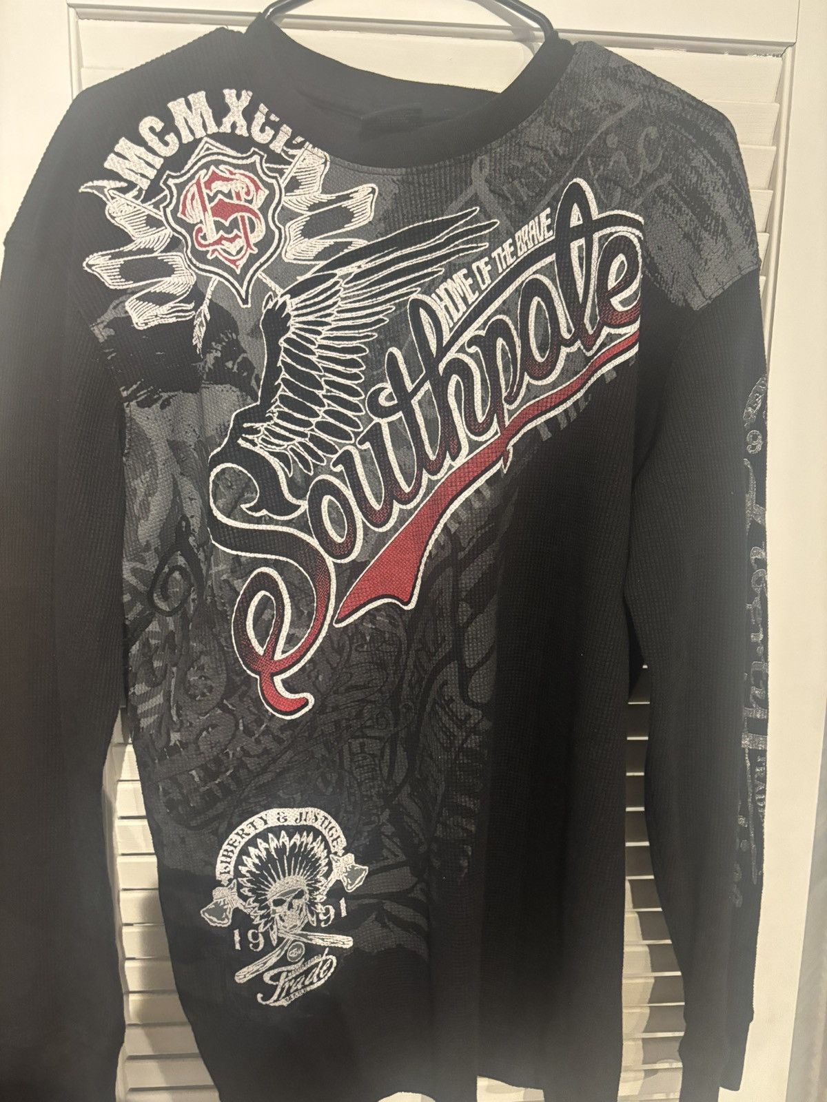 Japanese Brand × Southpole Southpole black long sleeve thermal Size US L / EU 52-54 / 3 - 1 Thumbnail