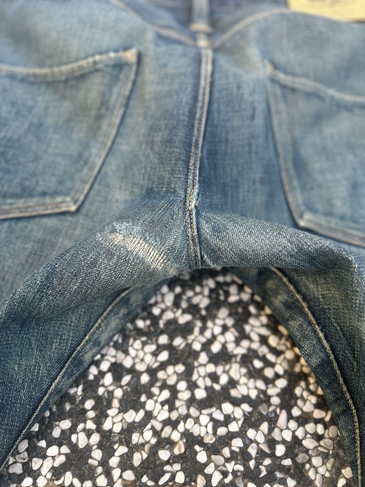 Stevenson Overall Co. Vintage Stevenson Overall Co. Selvedge Denim faded jeans Size US 34 / EU 50 - 15 Thumbnail