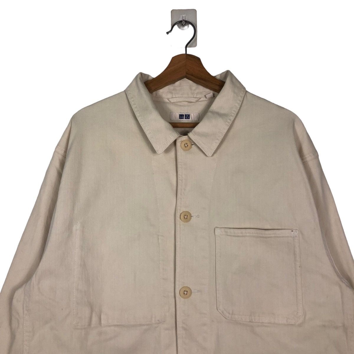 Japanese Brand 🔥Vintage Work Chore Jacket Uniqlo Japan Issey Miyake Size US XL / EU 56 / 4 - 3 Thumbnail