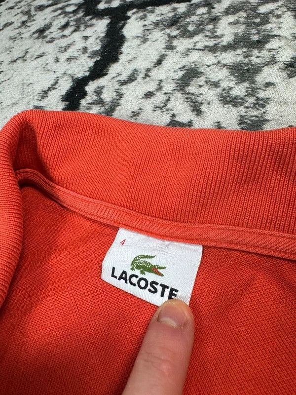 Lacoste Lacoste orange polo shirt M logo Size US M / EU 48-50 / 2 - 5 Thumbnail
