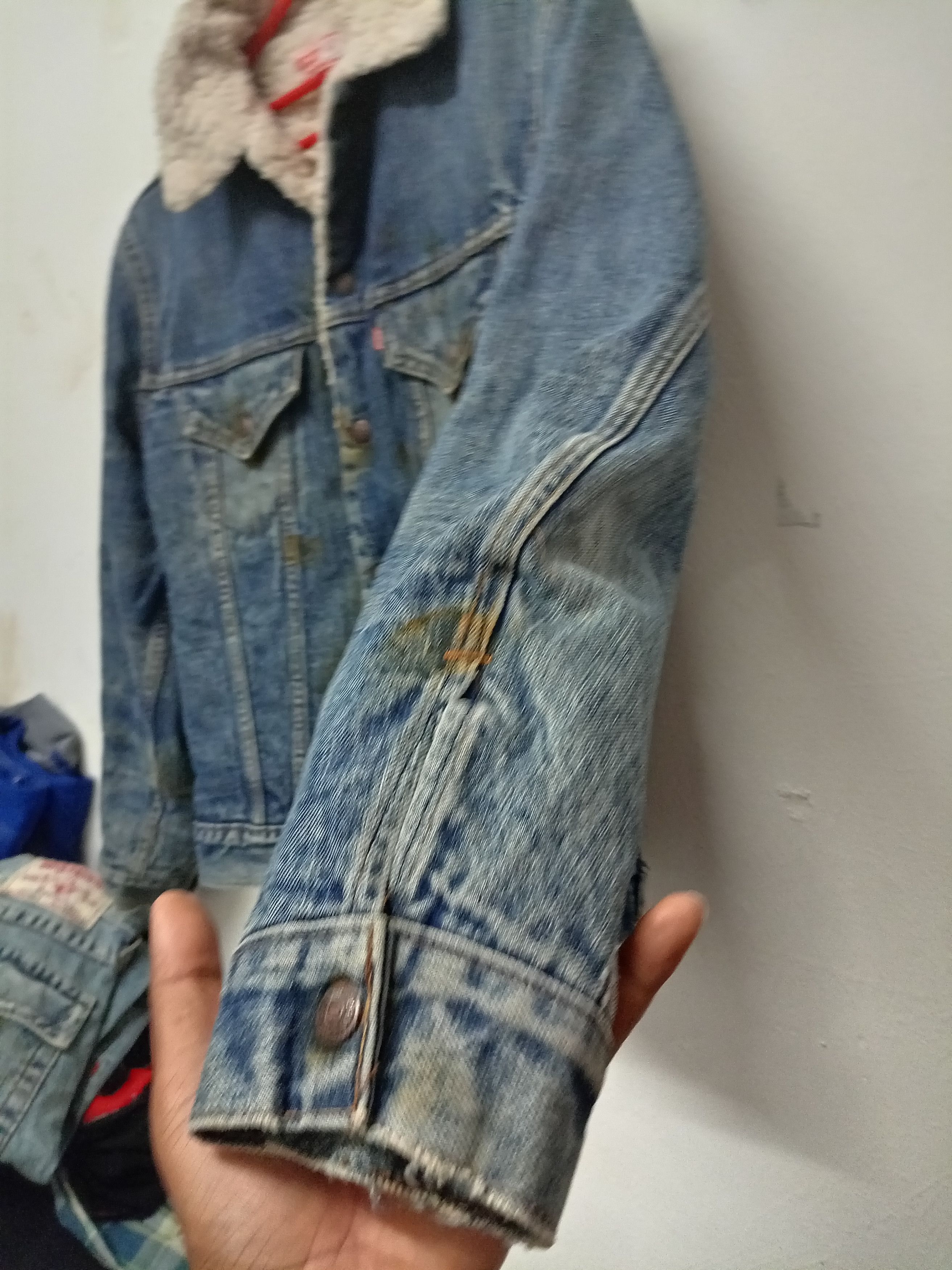 Levi's × Vintage Vintage levi's snap button sherpa denim jacket Size US S / EU 44-46 / 1 - 3 Thumbnail
