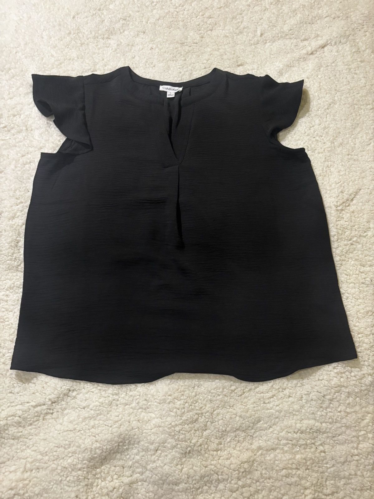 Calvin Klein Black top0358 Size L / US 10 / IT 46 - 1 Thumbnail